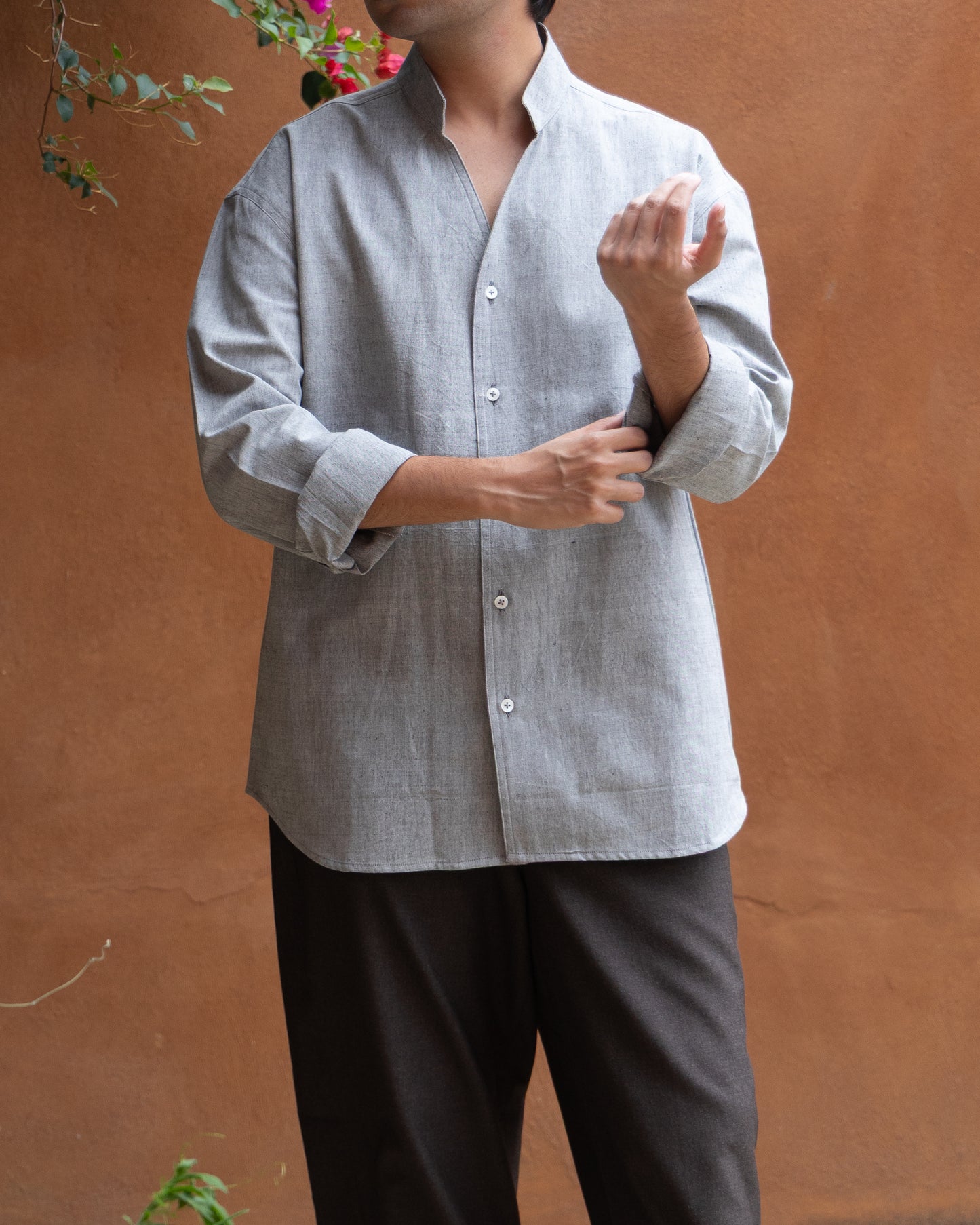 Enso Shirt | Slate Melange