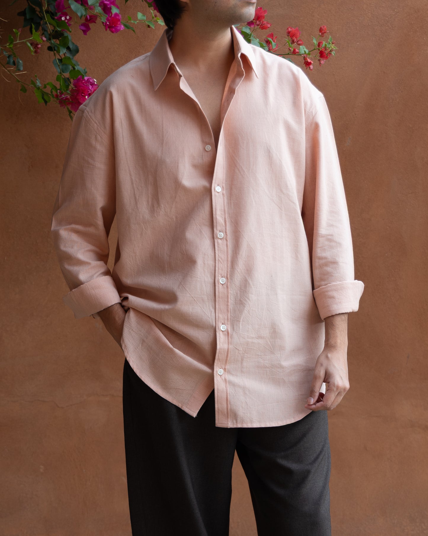 Madder Pink Relaxed Fit Shirt