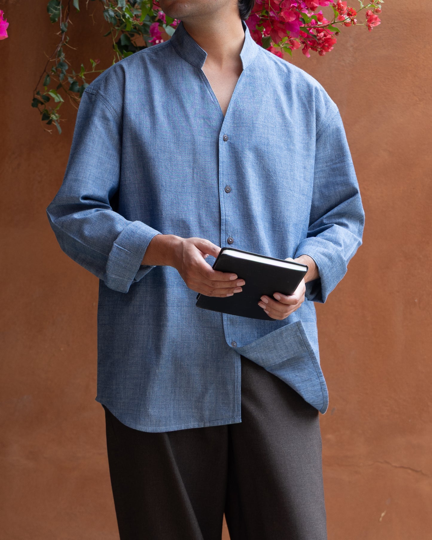 Enso Shirt | Chambray Blue