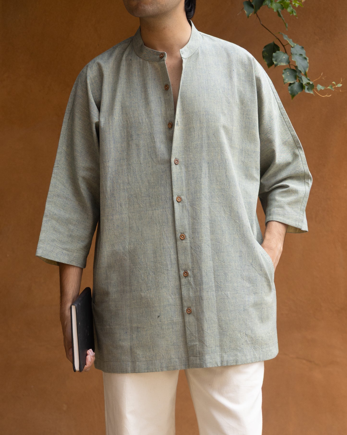 Salad Melange Kimono Shirt