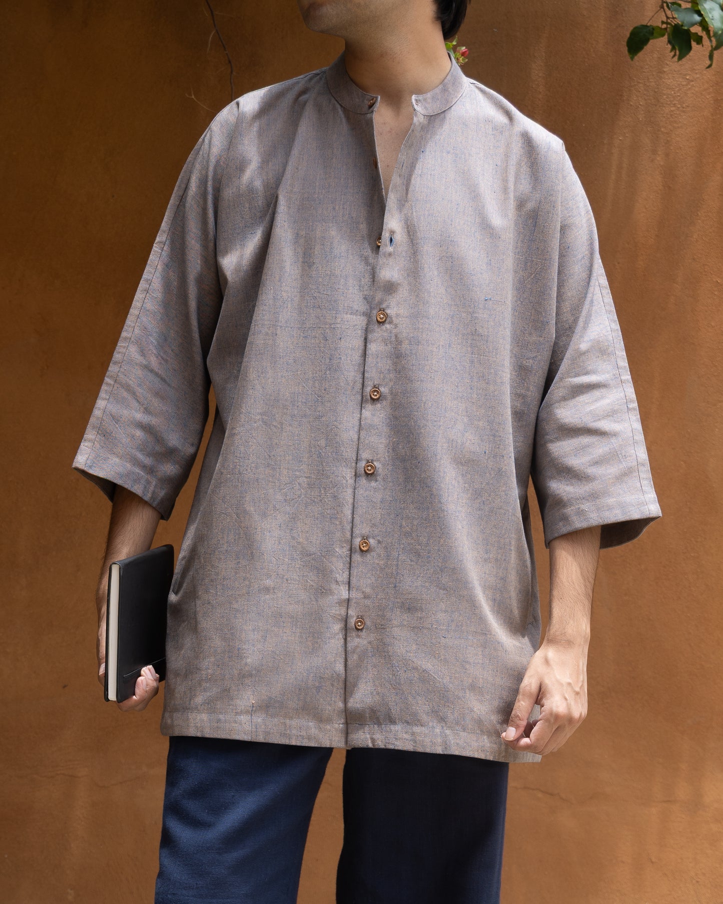 Cocoa Indigo Kimono Shirt