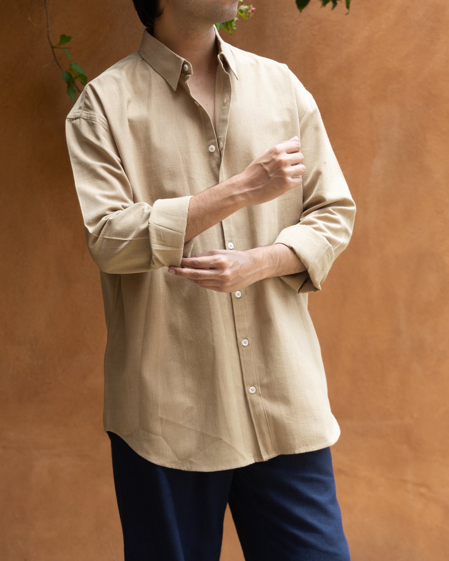 Earth Khaki Relaxed Fit Shirt