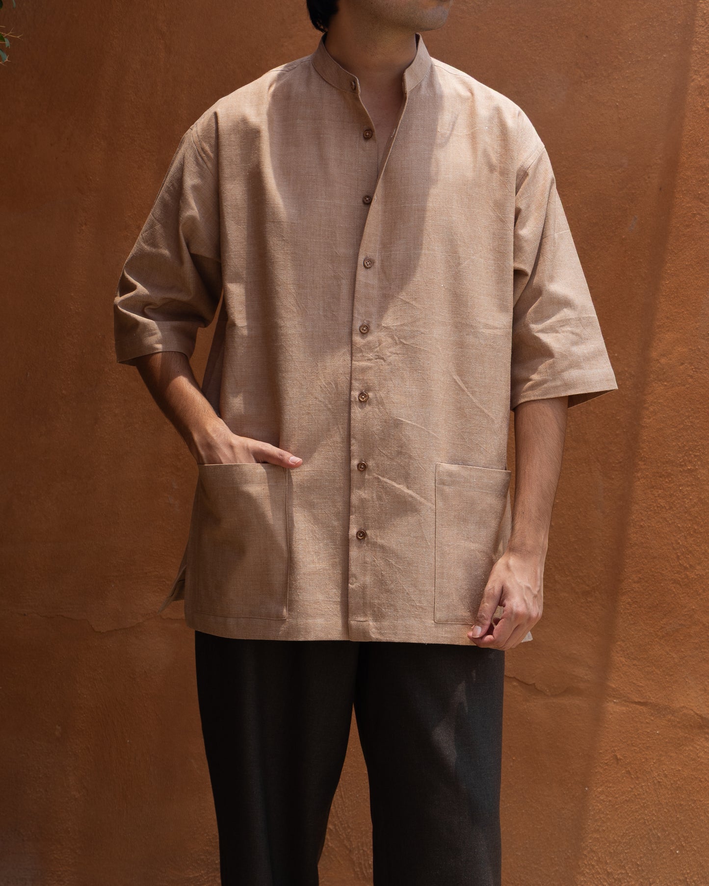 Basho Shirt | Cocoa Brown