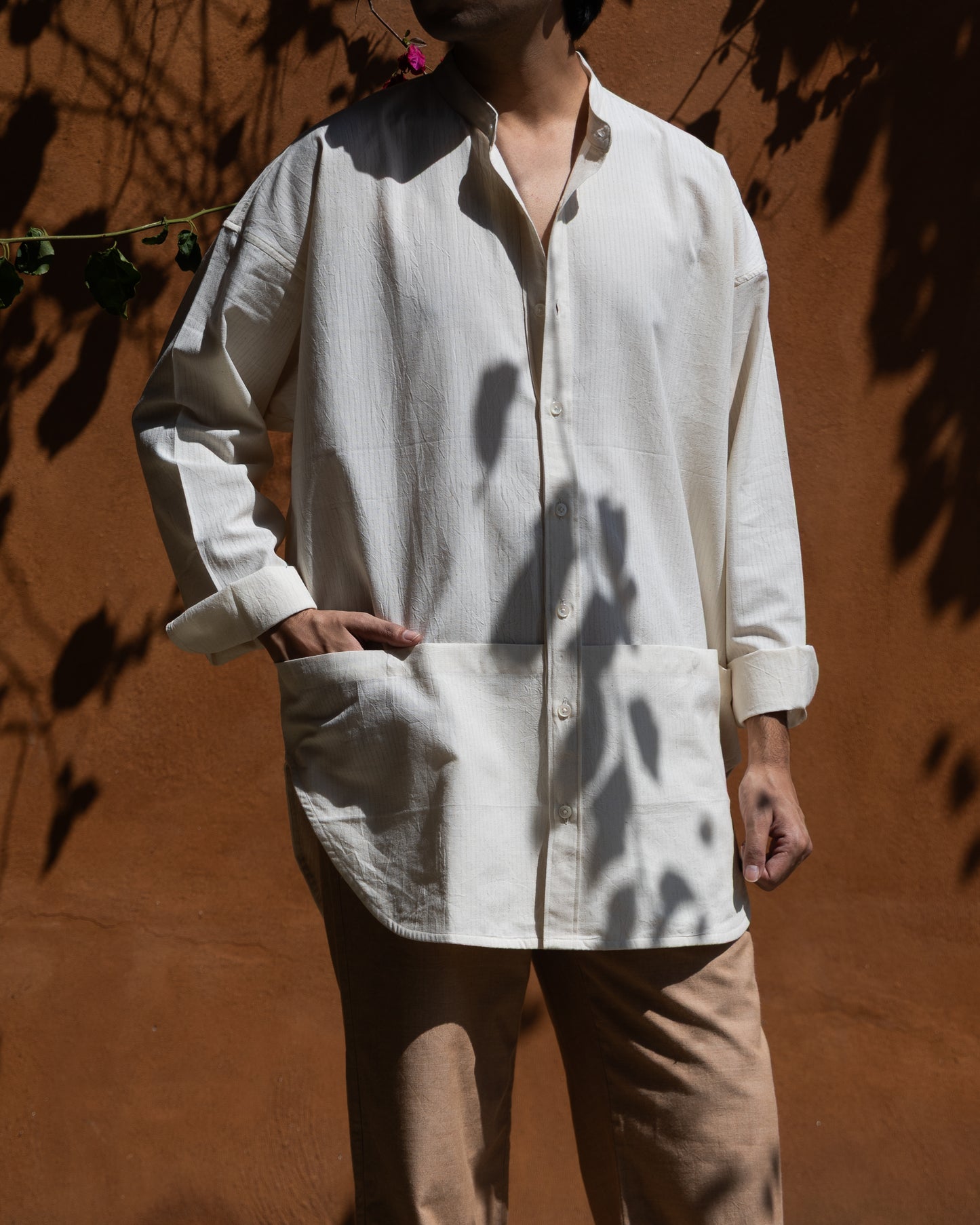 Argo Shirt | Ecru Self