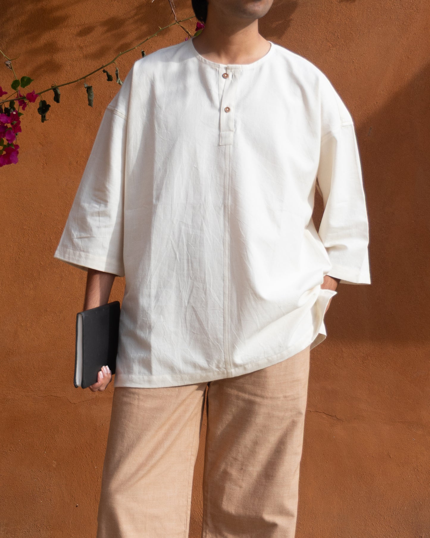 Pullover Asahi Shirt | Undyed Soft Cream