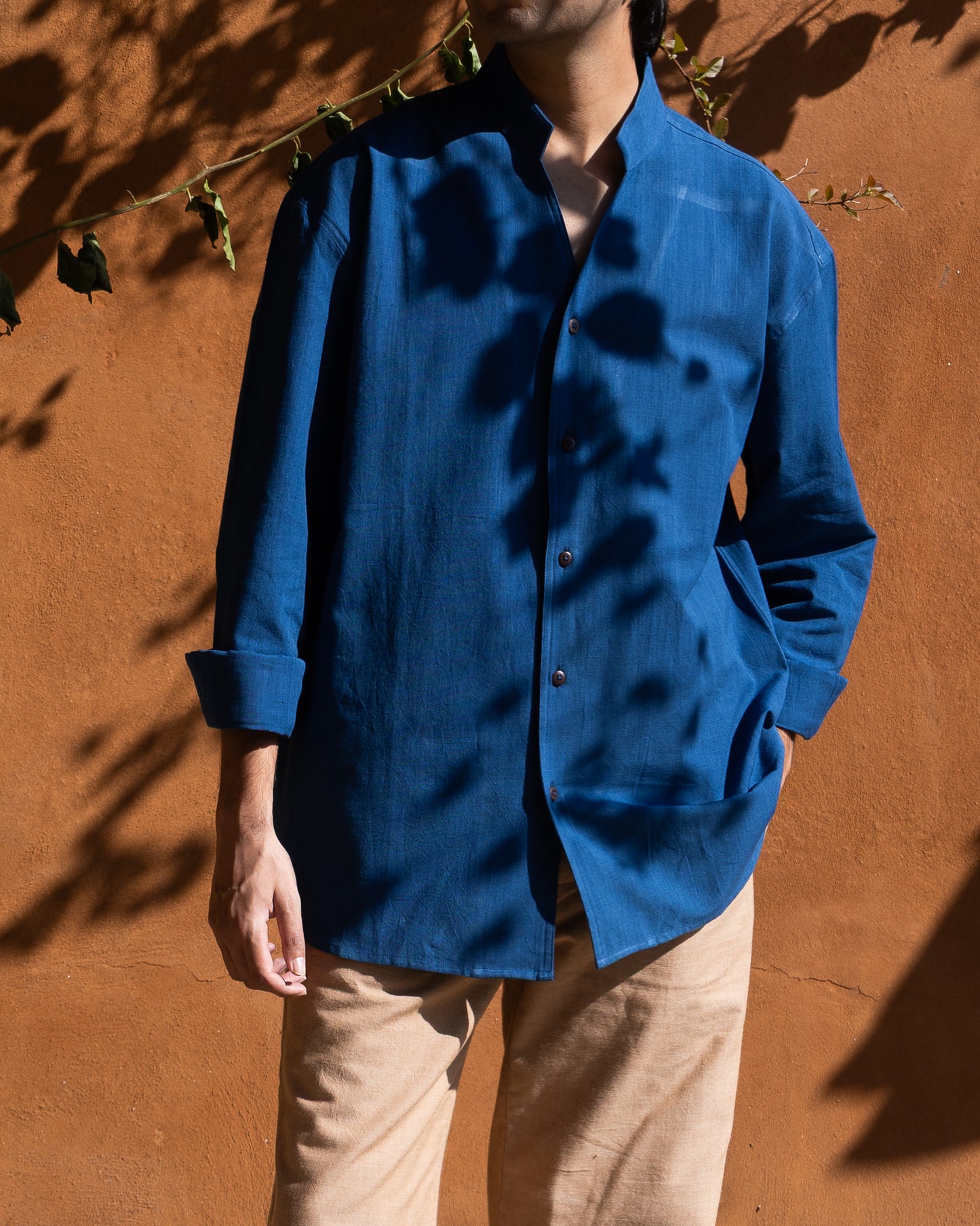 Enso Shirt | Deep Blue