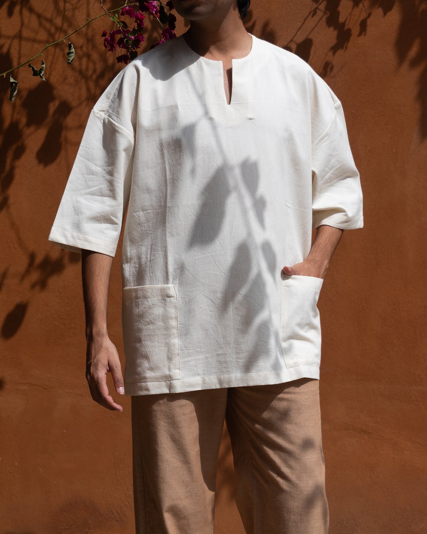 Pullover Kairo Shirt | Undyed Soft Cream