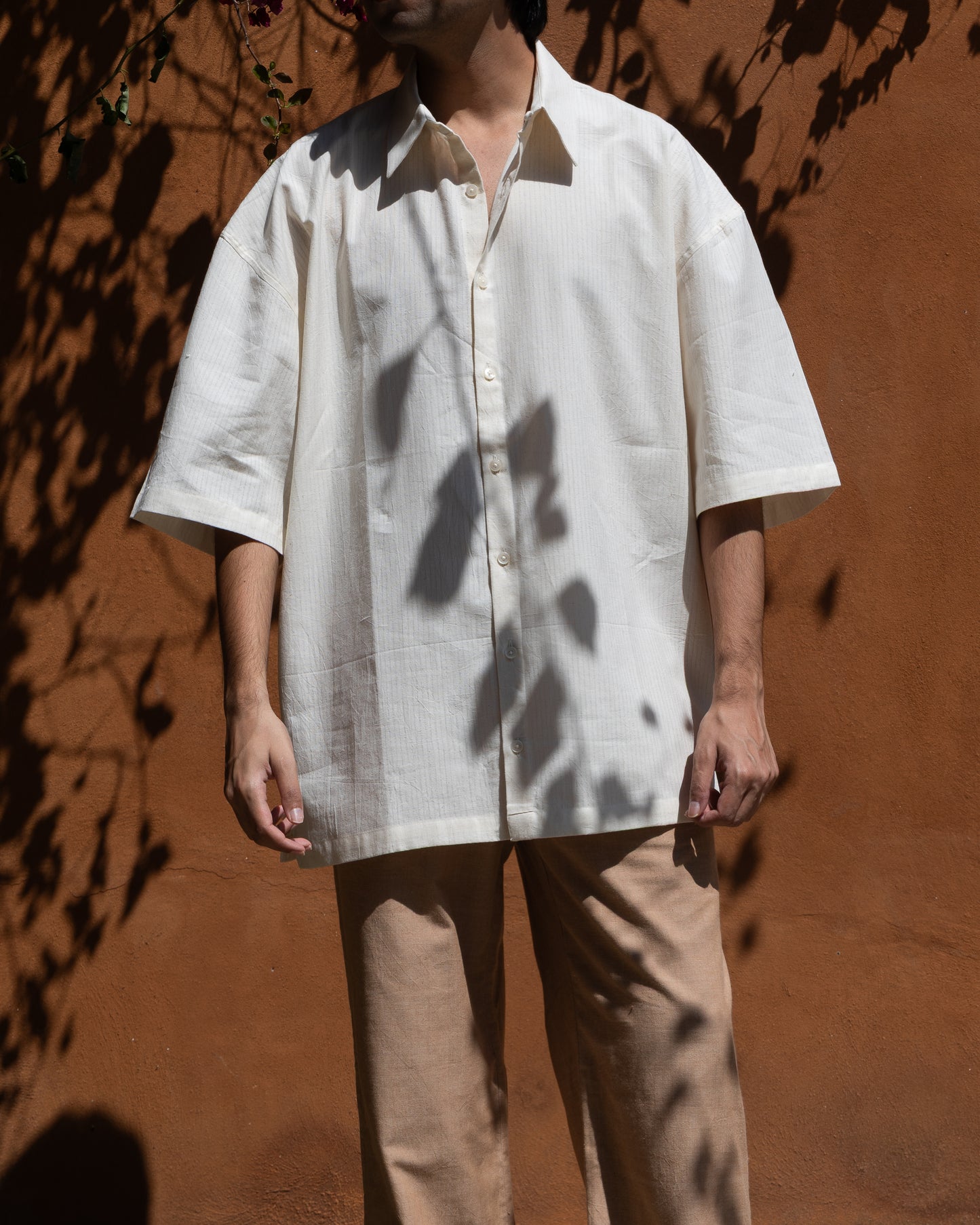 Noa Shirt | Ecru Self