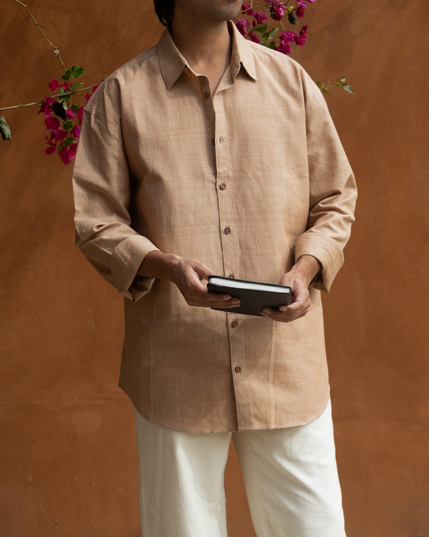 Cocoa Brown Relaxed Fit Shirt