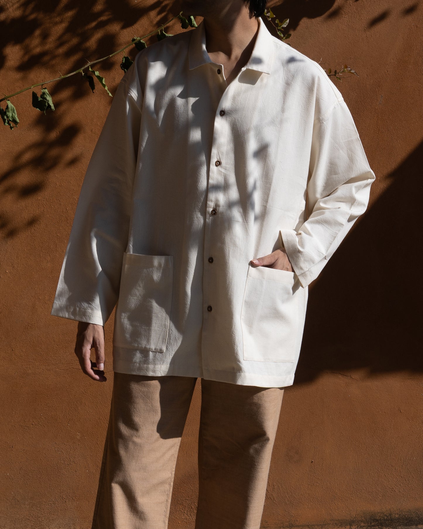 Tori Shirt | Undyed Soft Cream