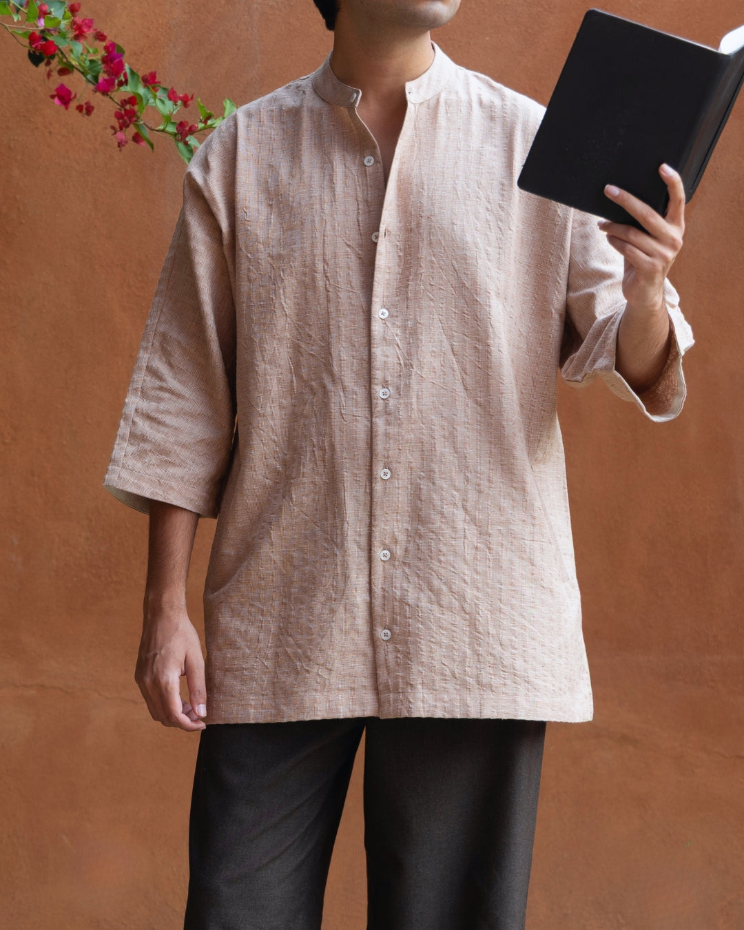 Dented Earth Kimono Shirt