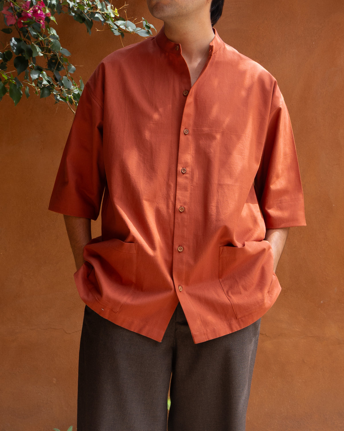 Basho Shirt | Burnt Orange