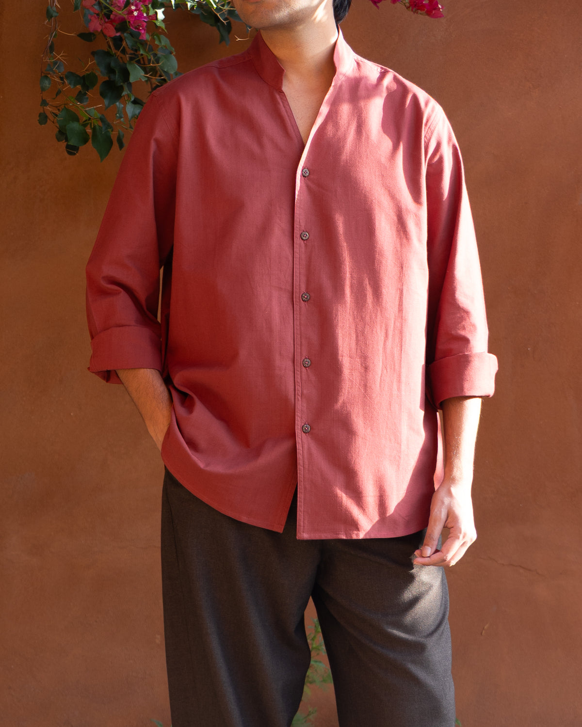 Enso Shirt | Merlot