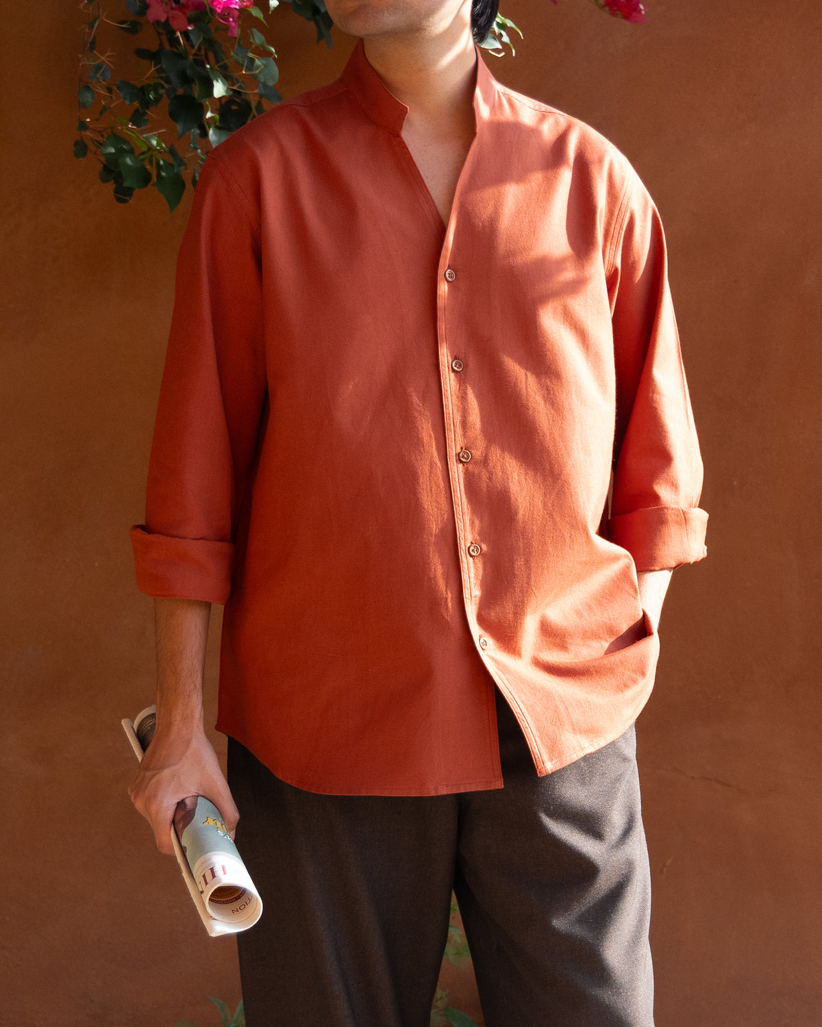 Enso Shirt | Burnt Orange
