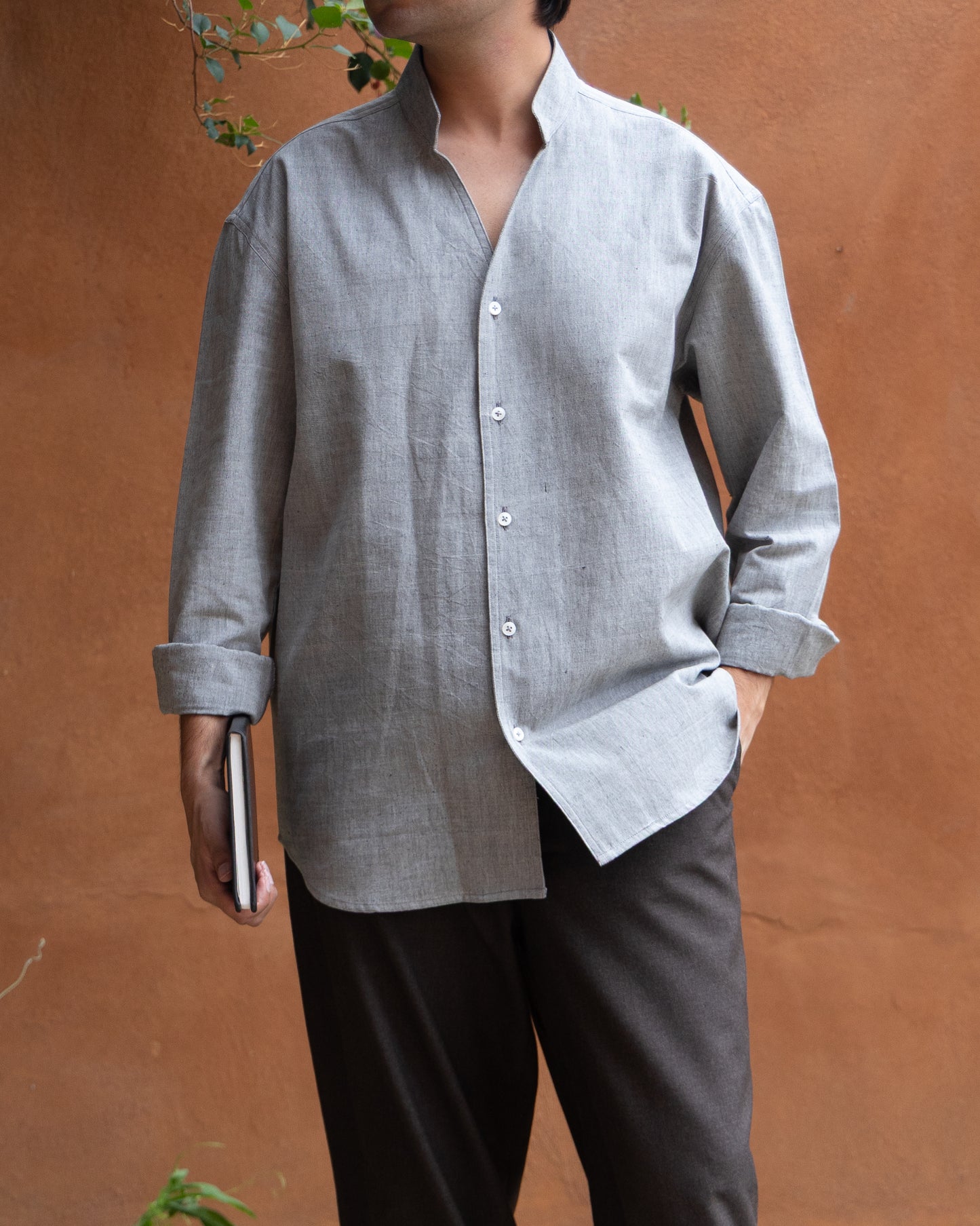 Enso Shirt | Slate Melange