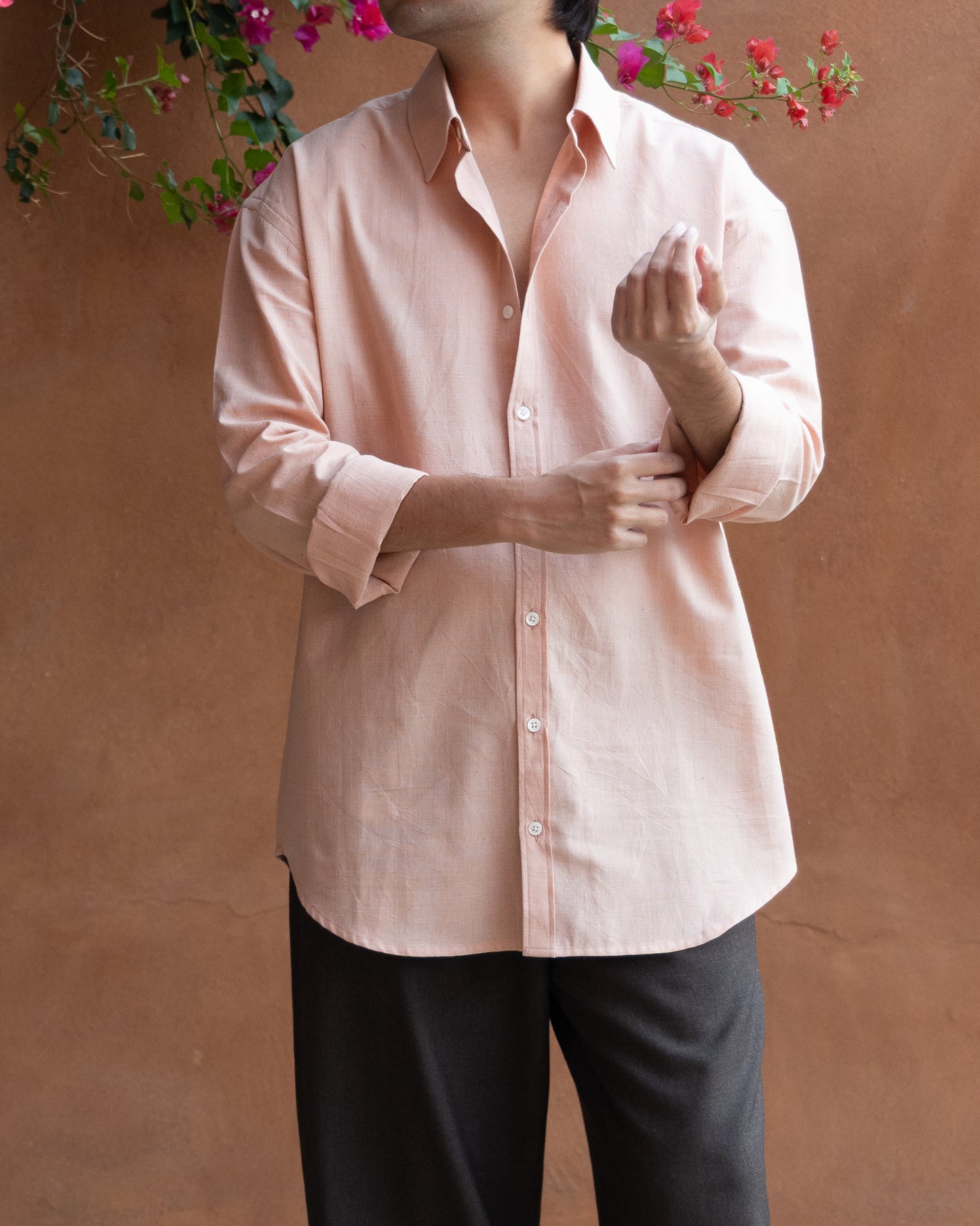 Madder Pink Relaxed Fit Shirt