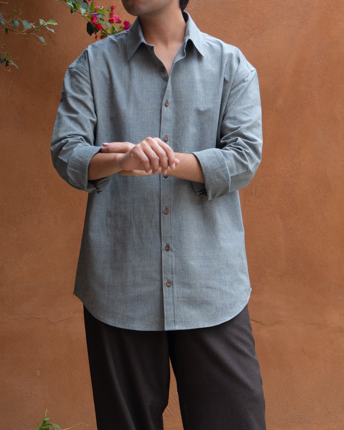 Forest Melange Relaxed Fit Shirt