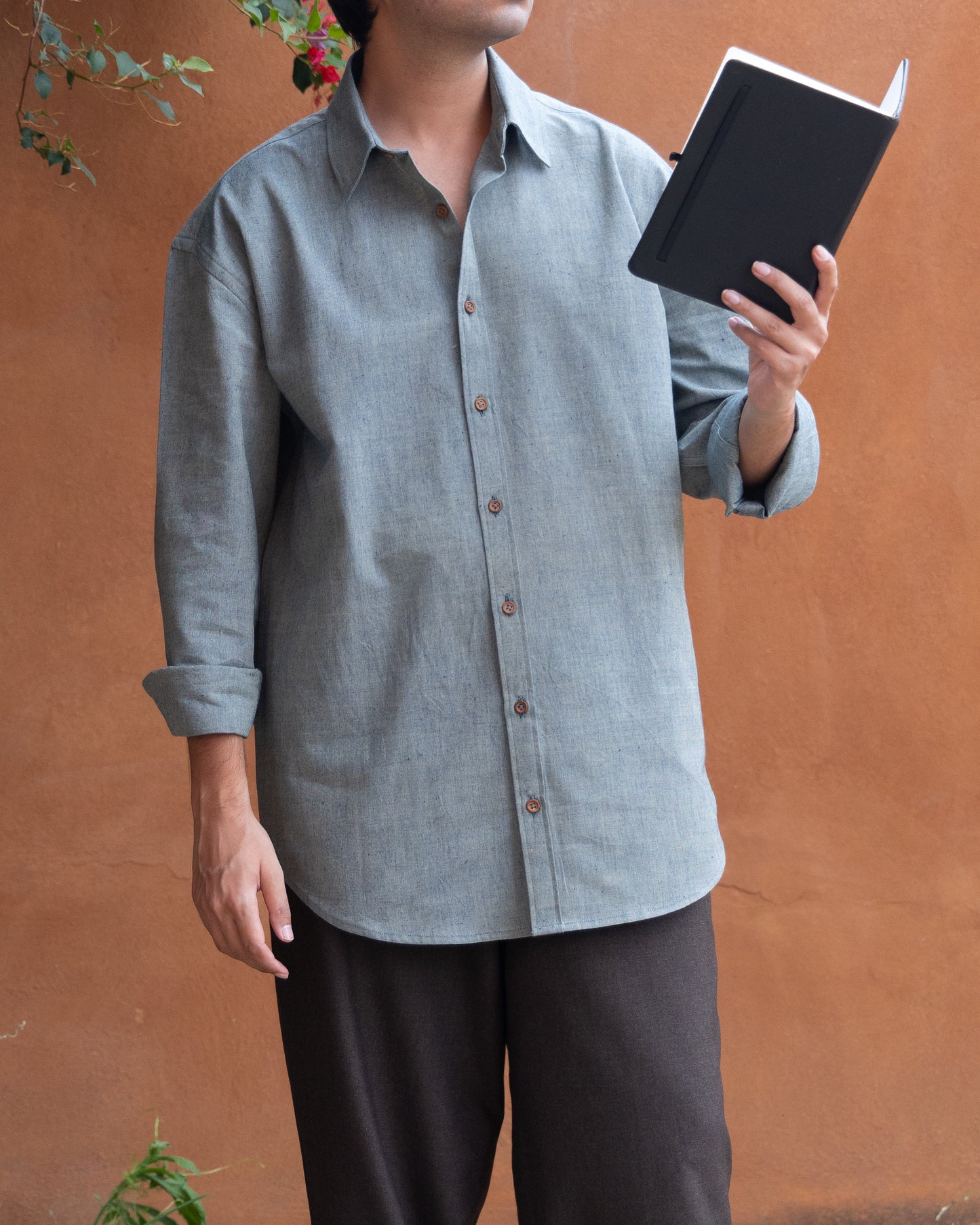 Forest Melange Relaxed Fit Shirt