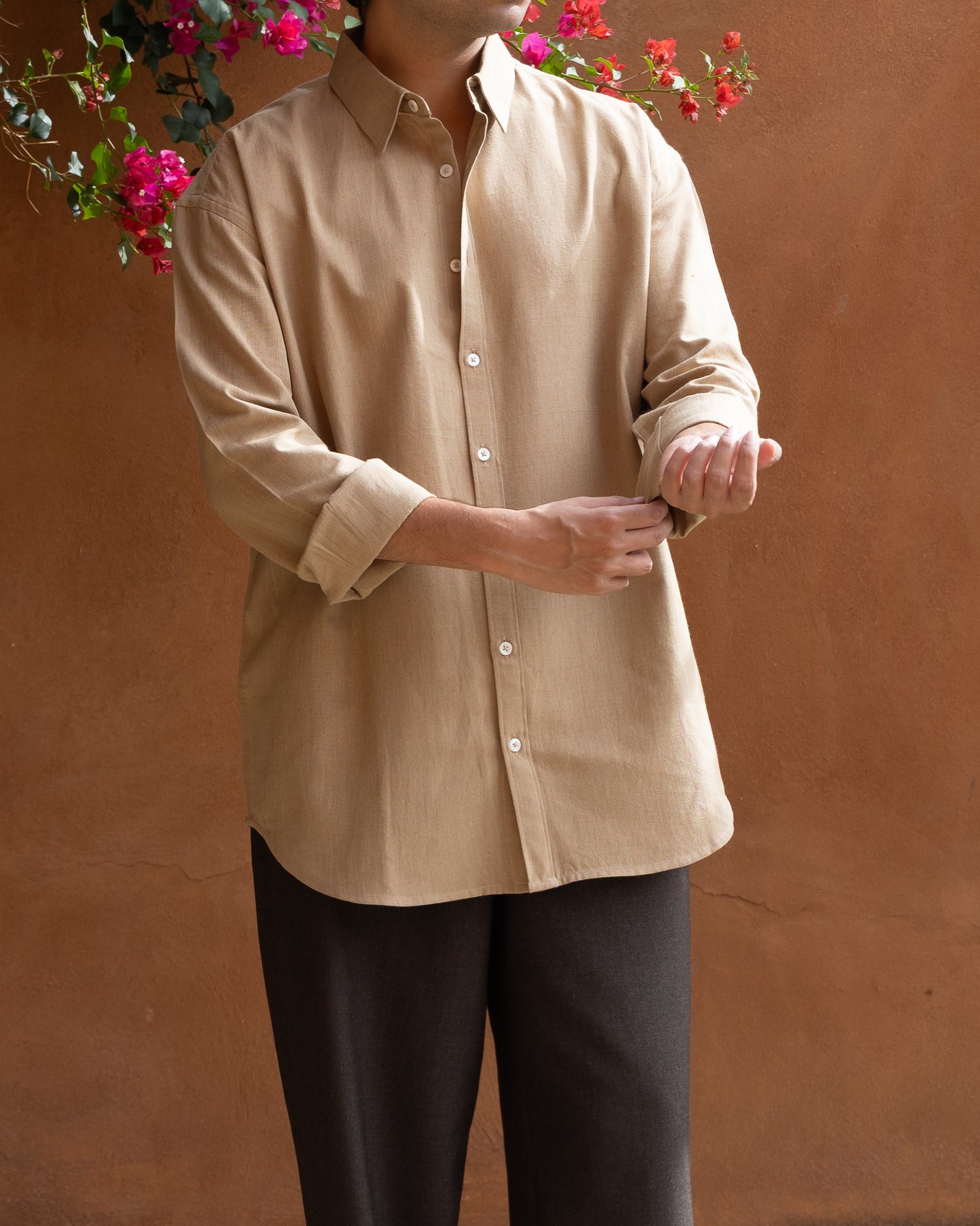 Earth Khaki Relaxed Fit Shirt