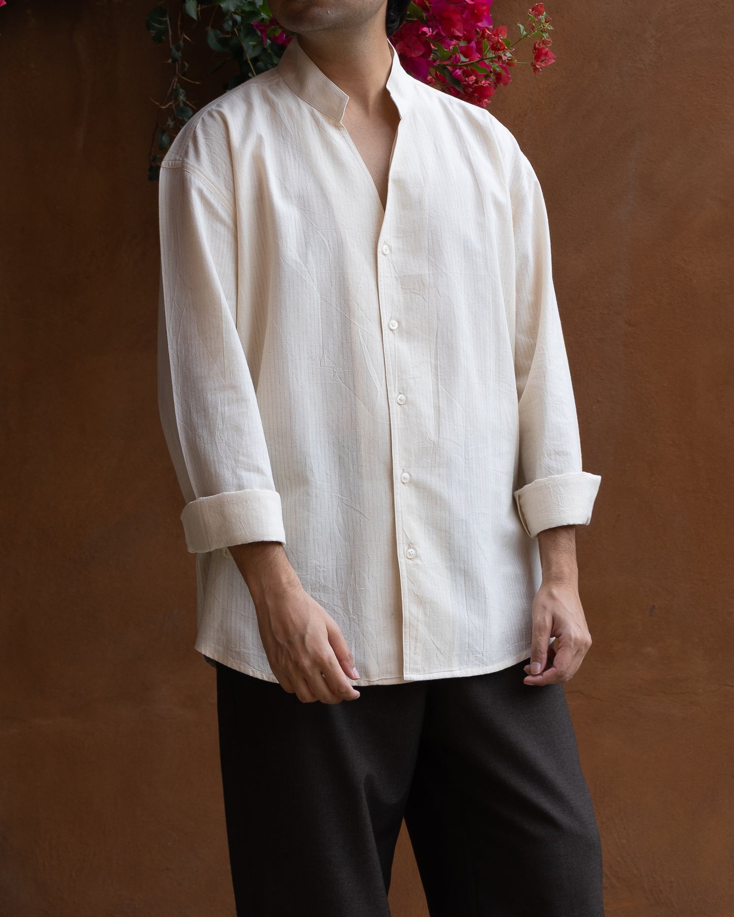 Enso Shirt | Ecru Self