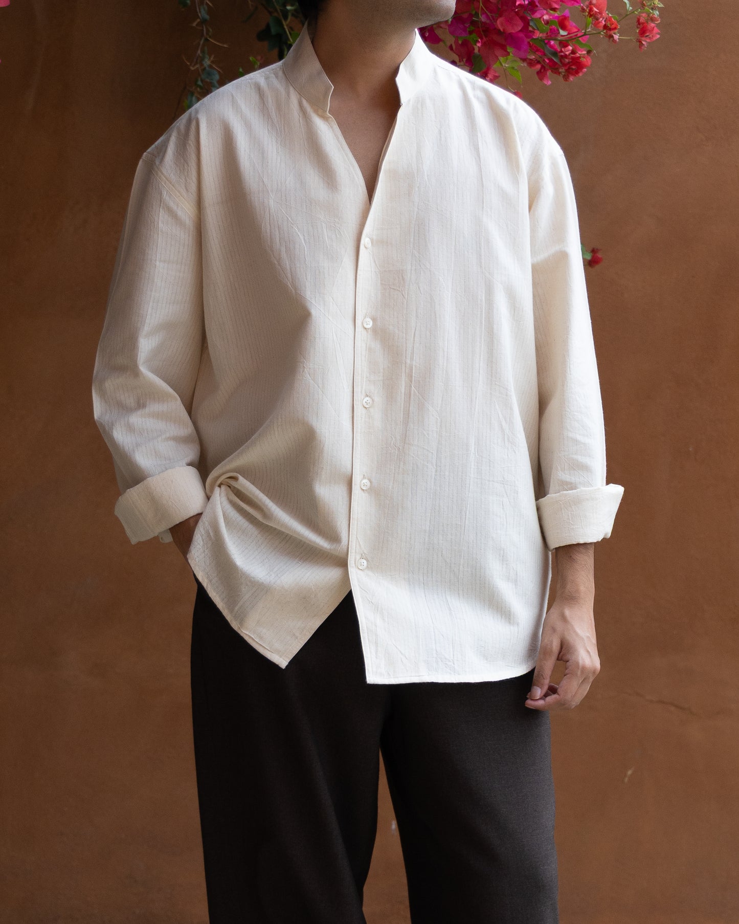 Enso Shirt | Ecru Self