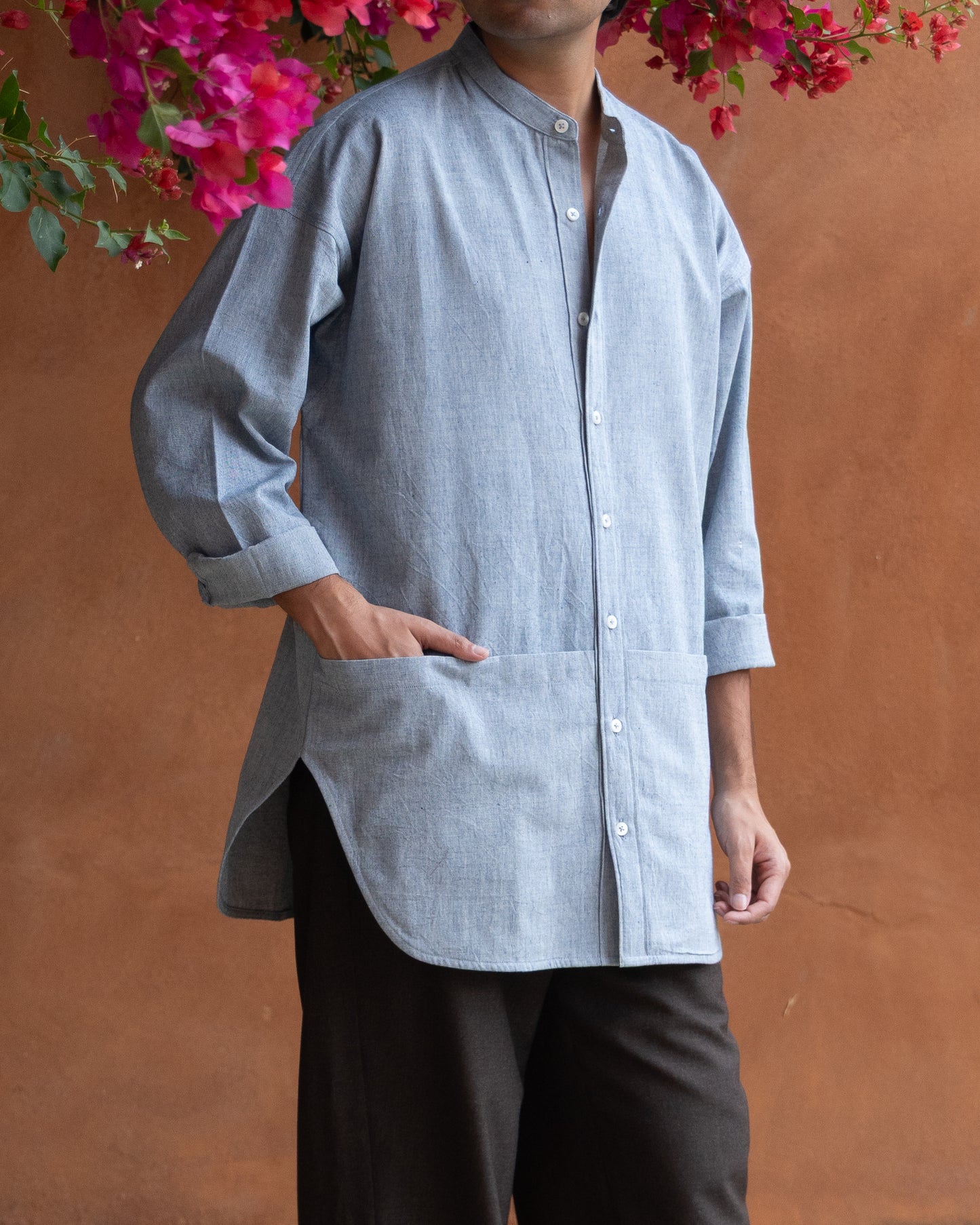 Argo Shirt | Soft Indigo Melange
