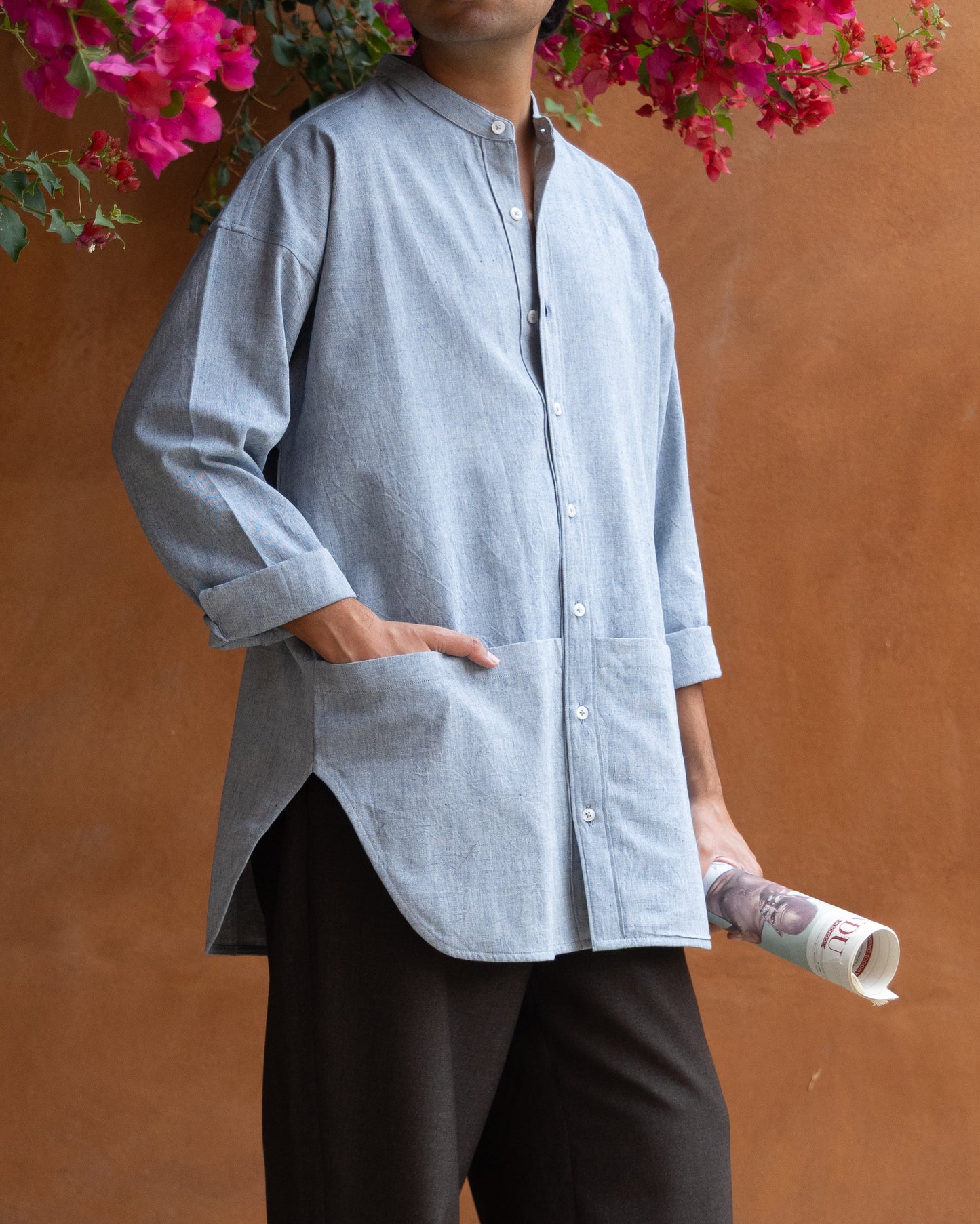 Argo Shirt | Soft Indigo Melange