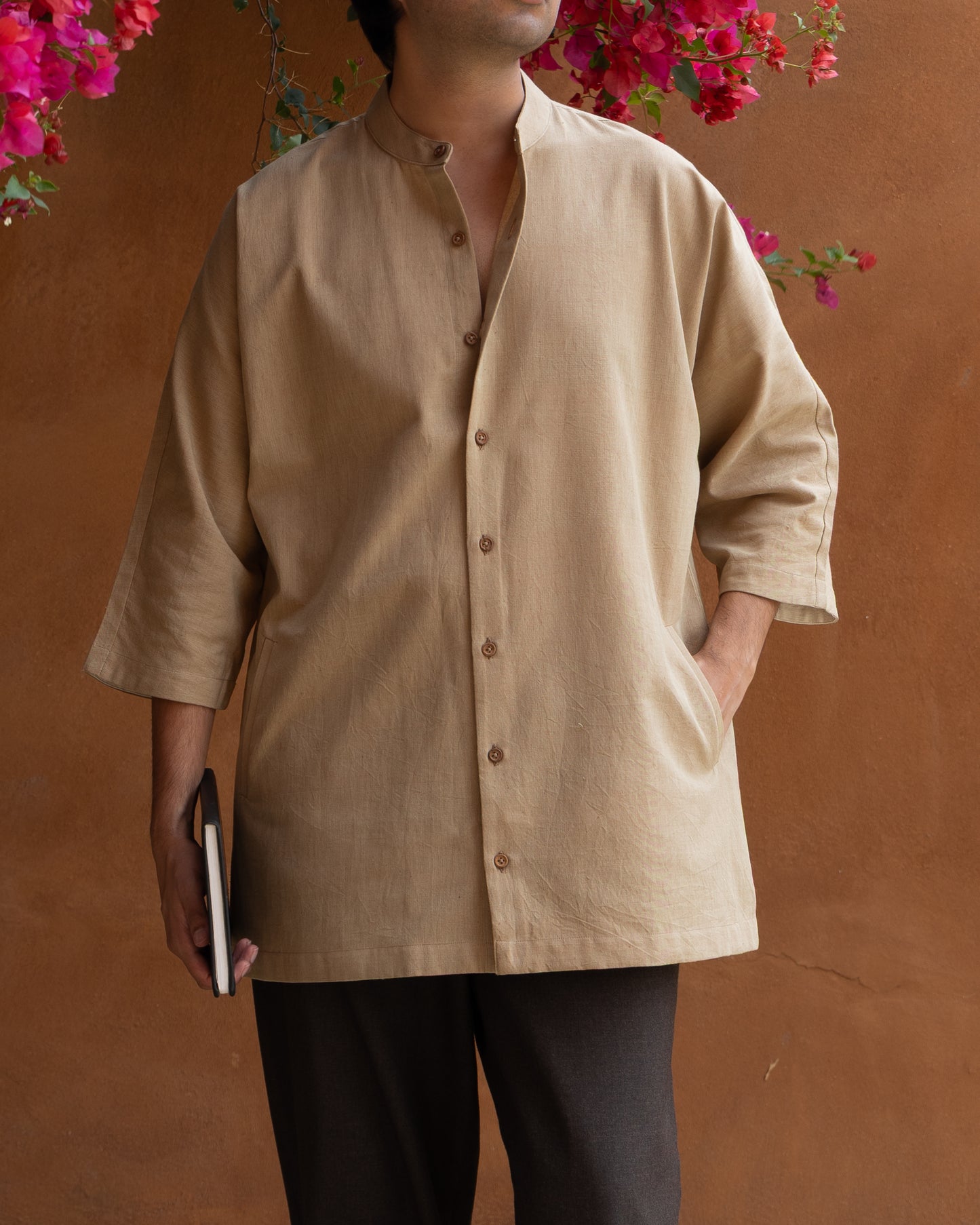 Earth Khaki Kimono Shirt