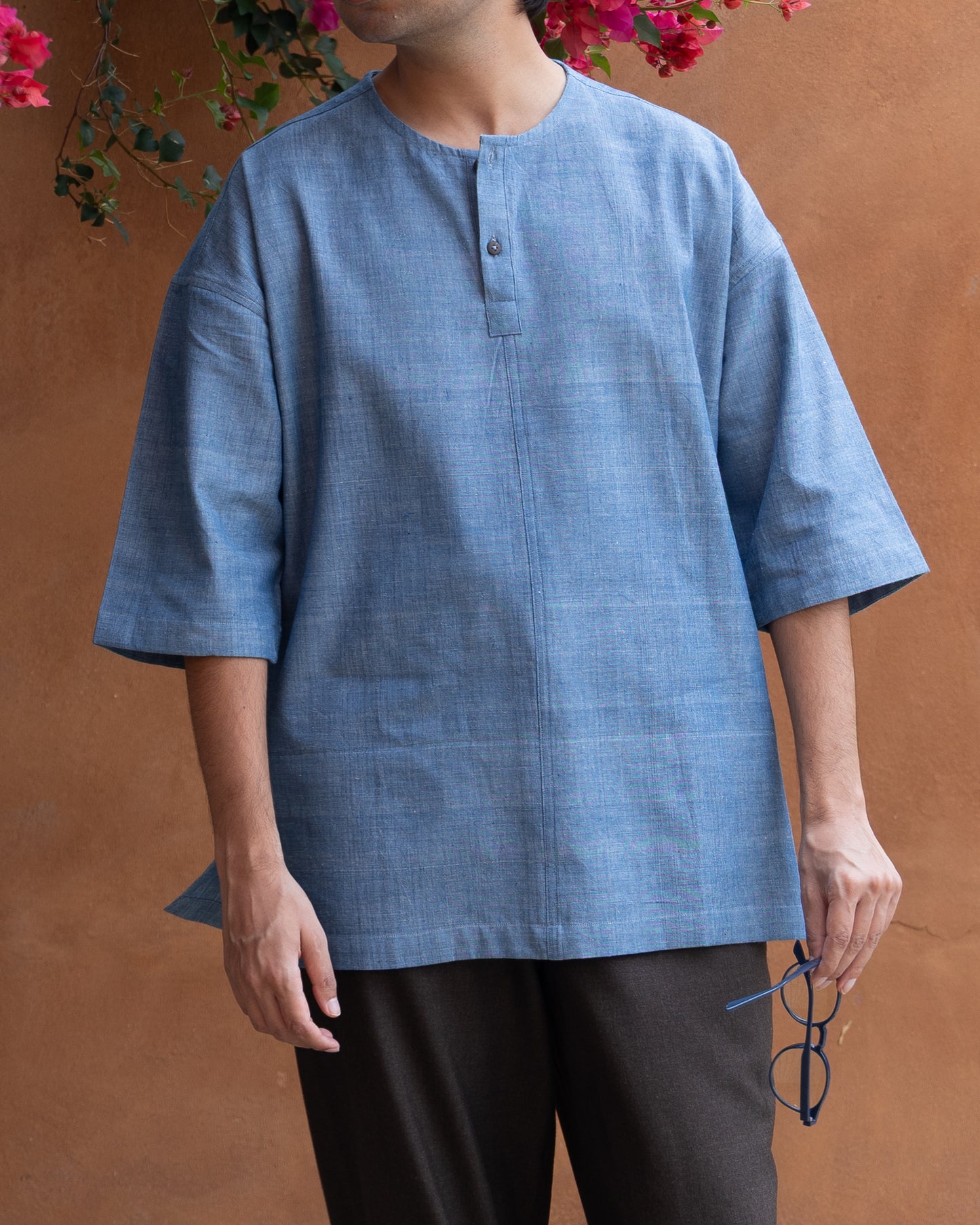 Pullover Asahi Shirt | Chambray Blue