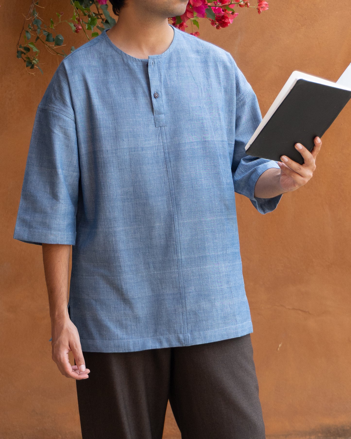 Pullover Asahi Shirt | Chambray Blue