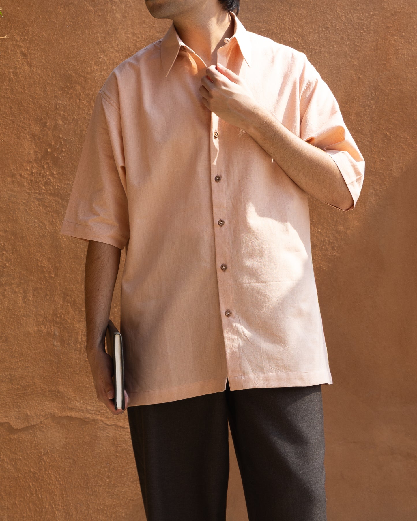 Relaxed Half Shirt | Madder Pink