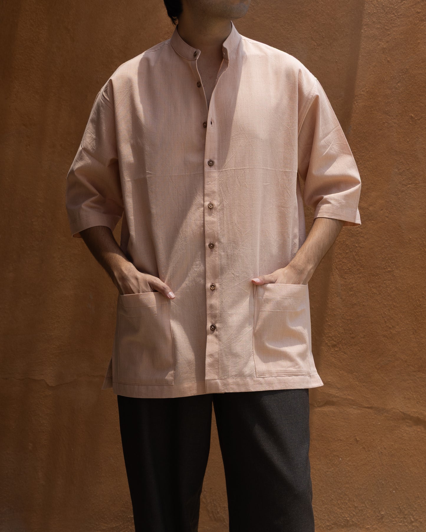 Basho Shirt | Madder Pink