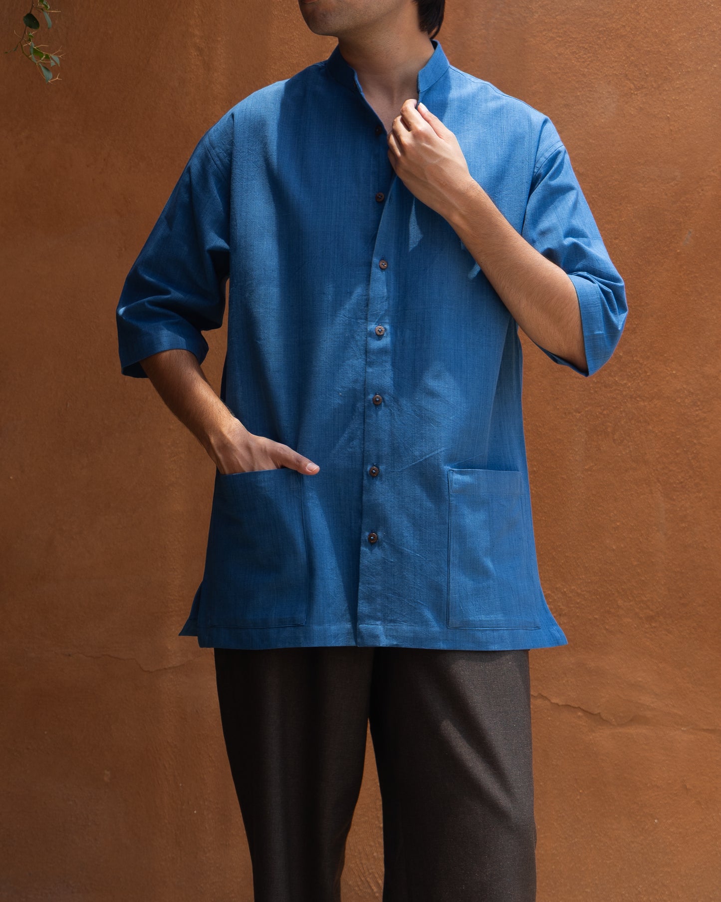 Basho Shirt | Deep Blue
