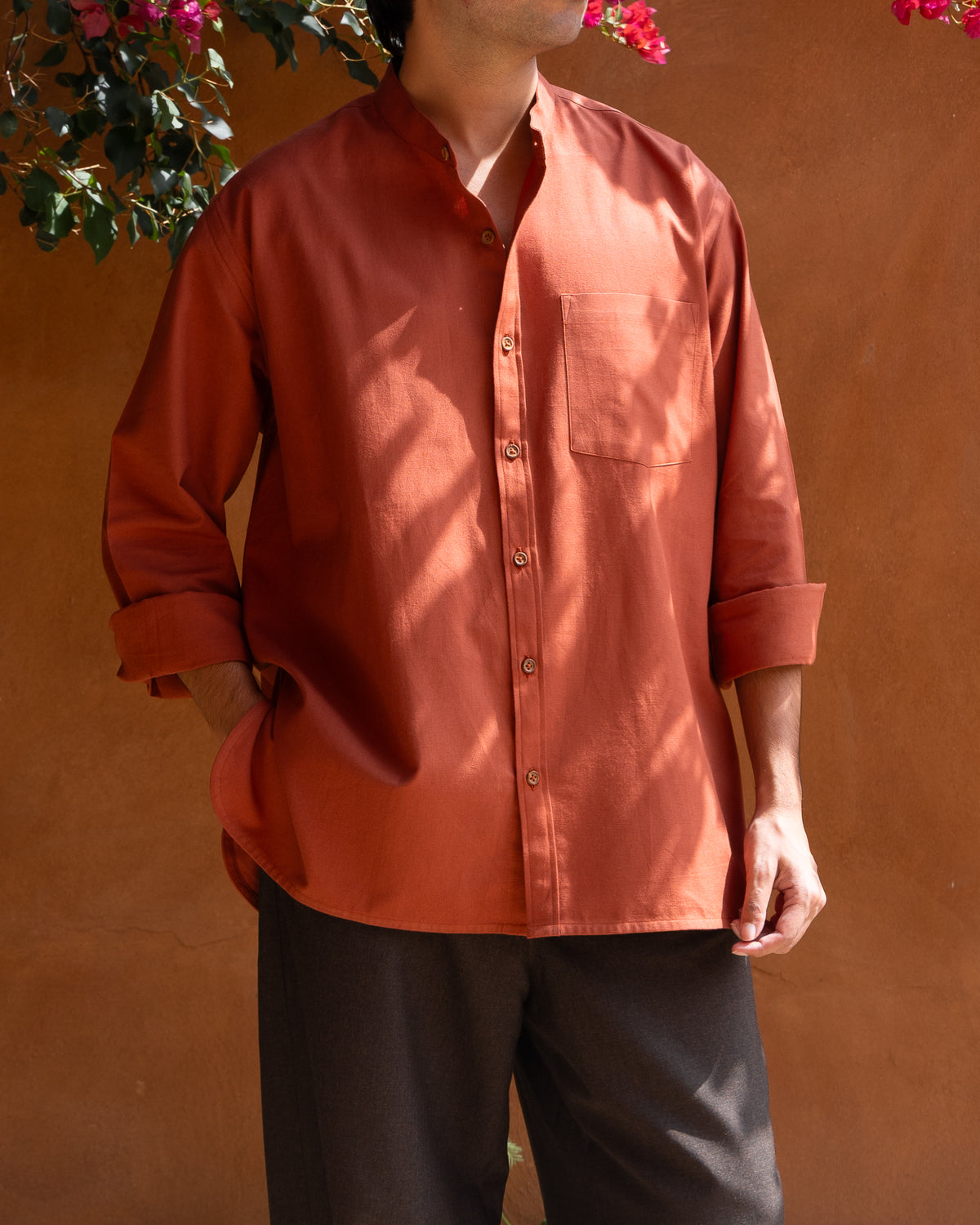 Taro Shirt | Burnt Orange
