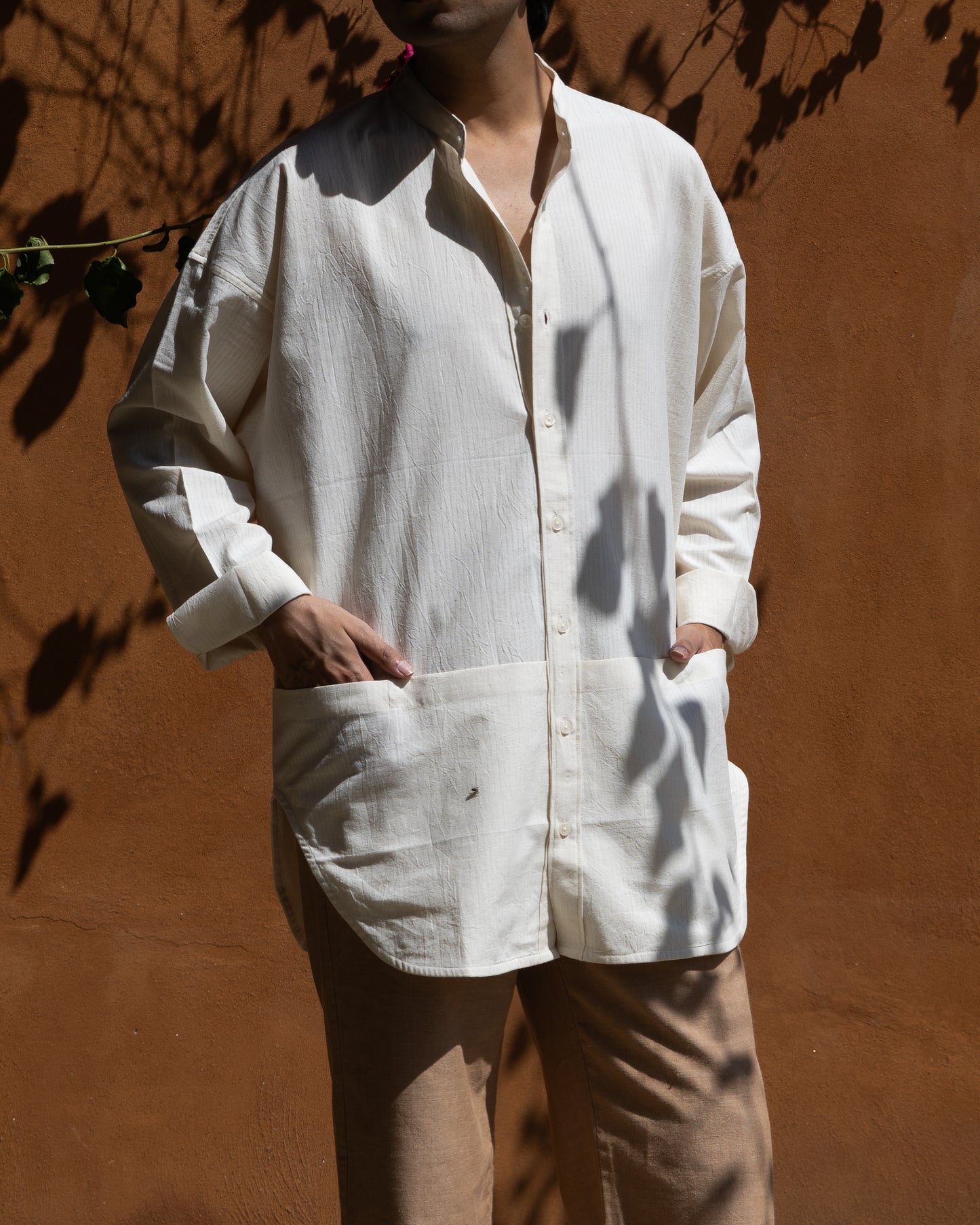 Argo Shirt | Ecru Self