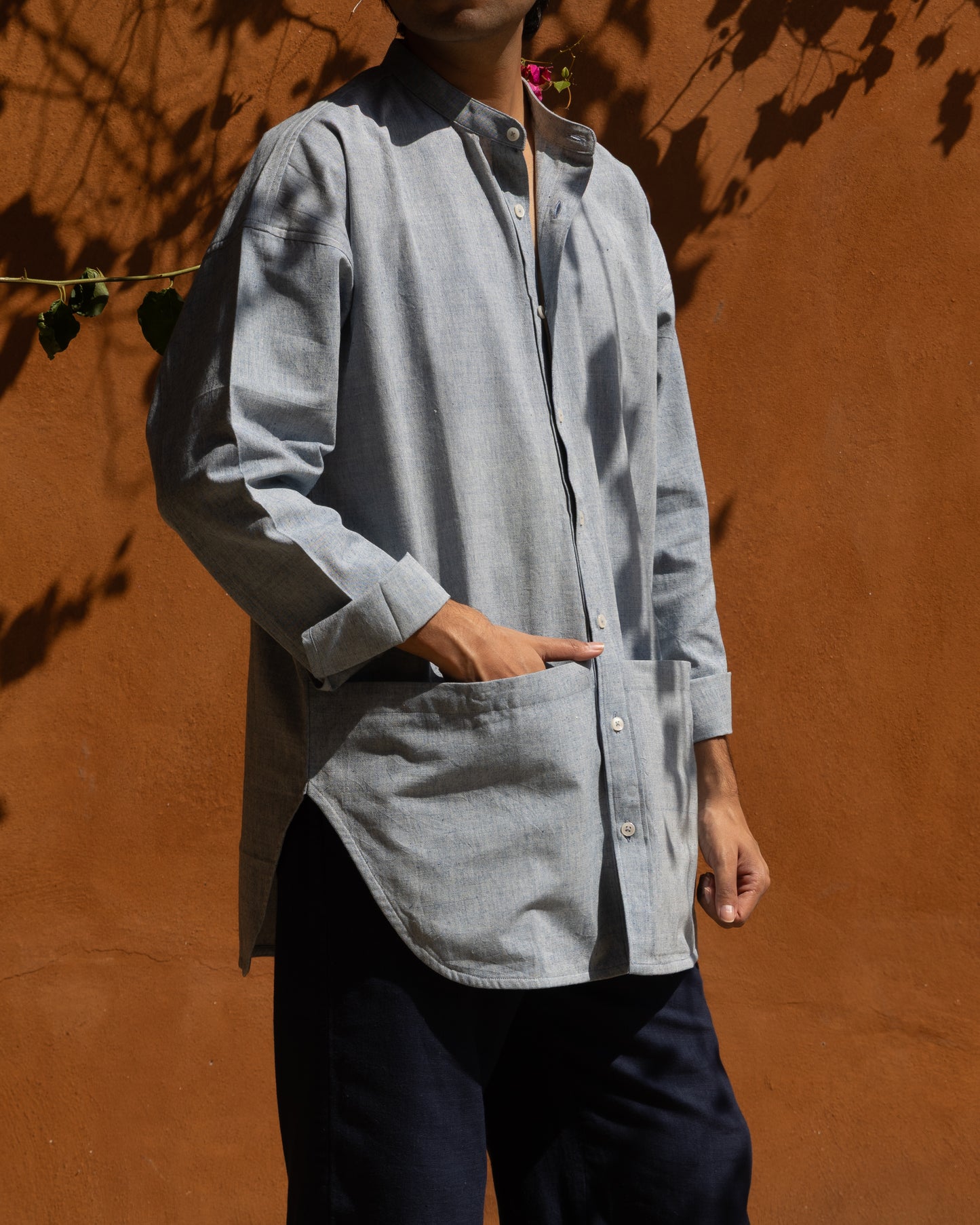 Argo Shirt | Soft Indigo Melange