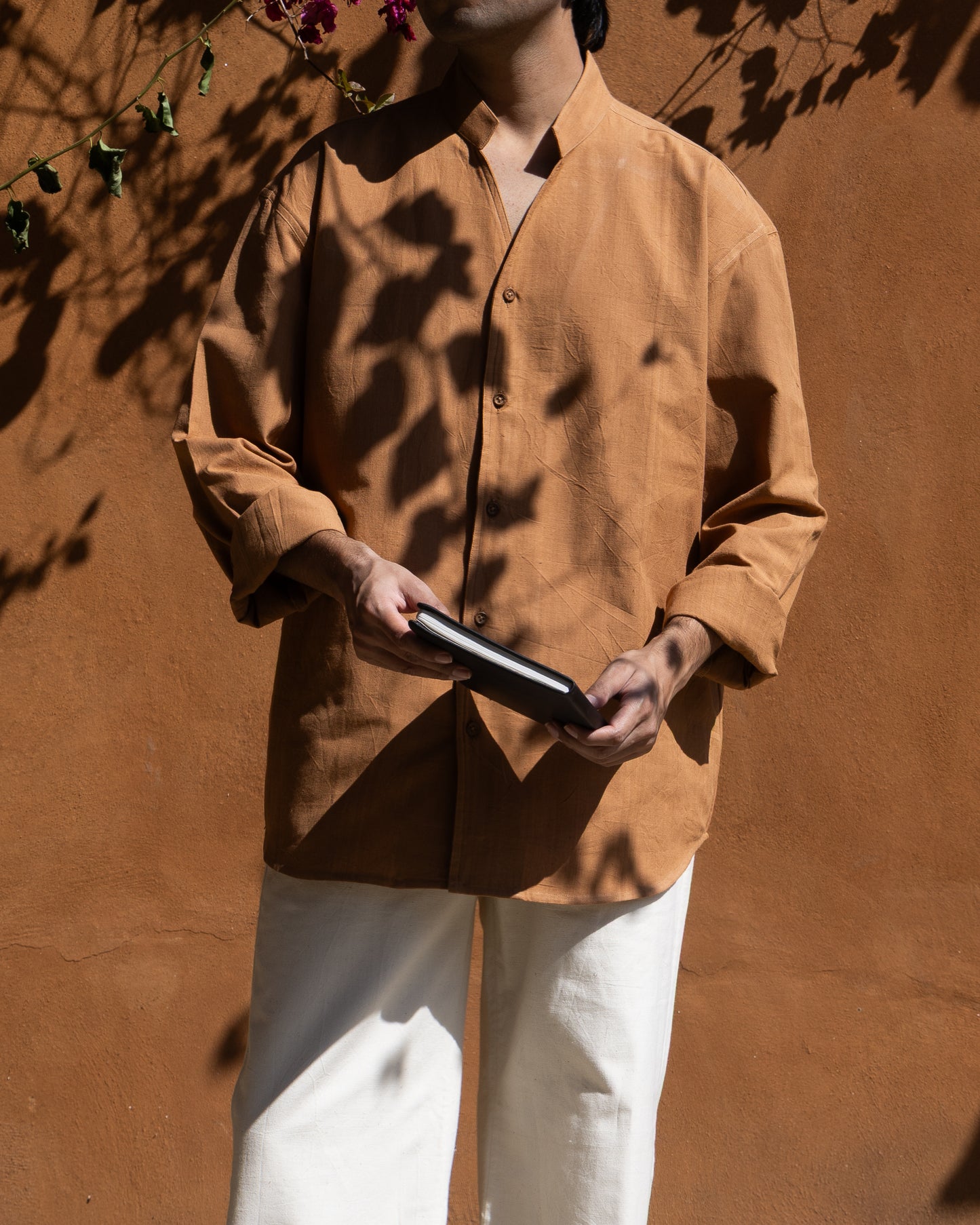 Enso Shirt | Caramel Brown