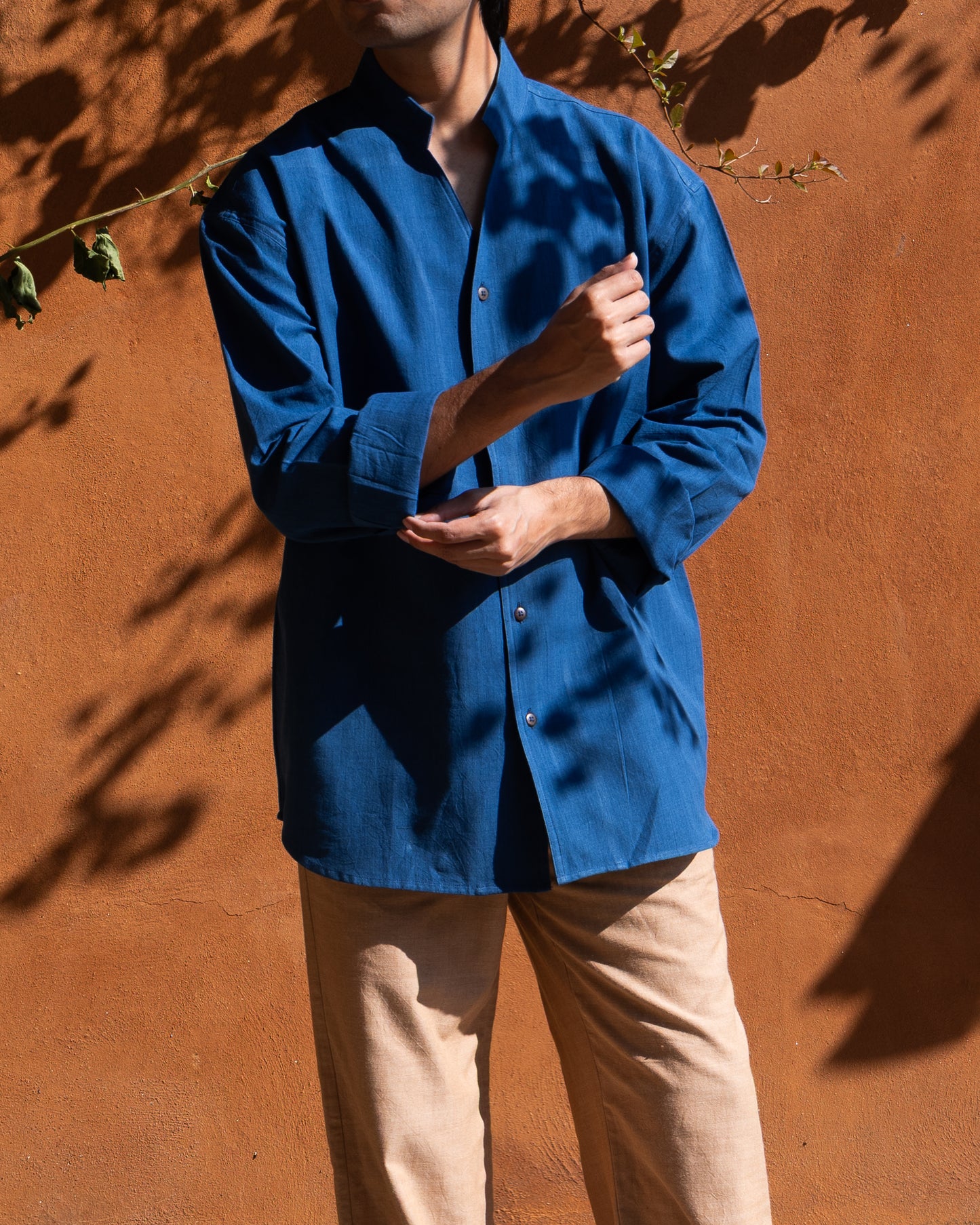 Enso Shirt | Deep Blue