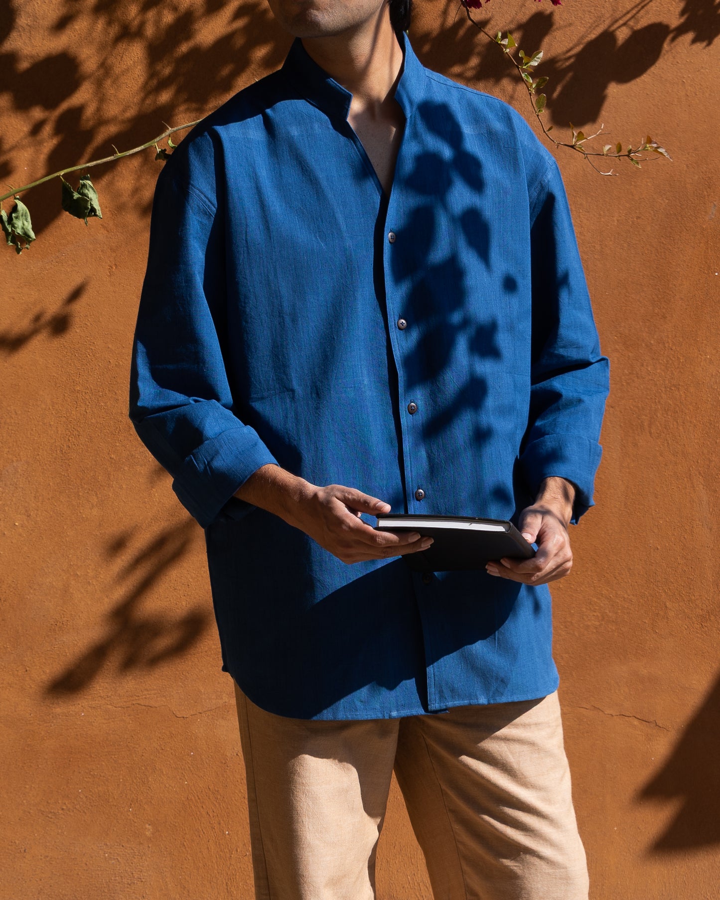 Enso Shirt | Deep Blue