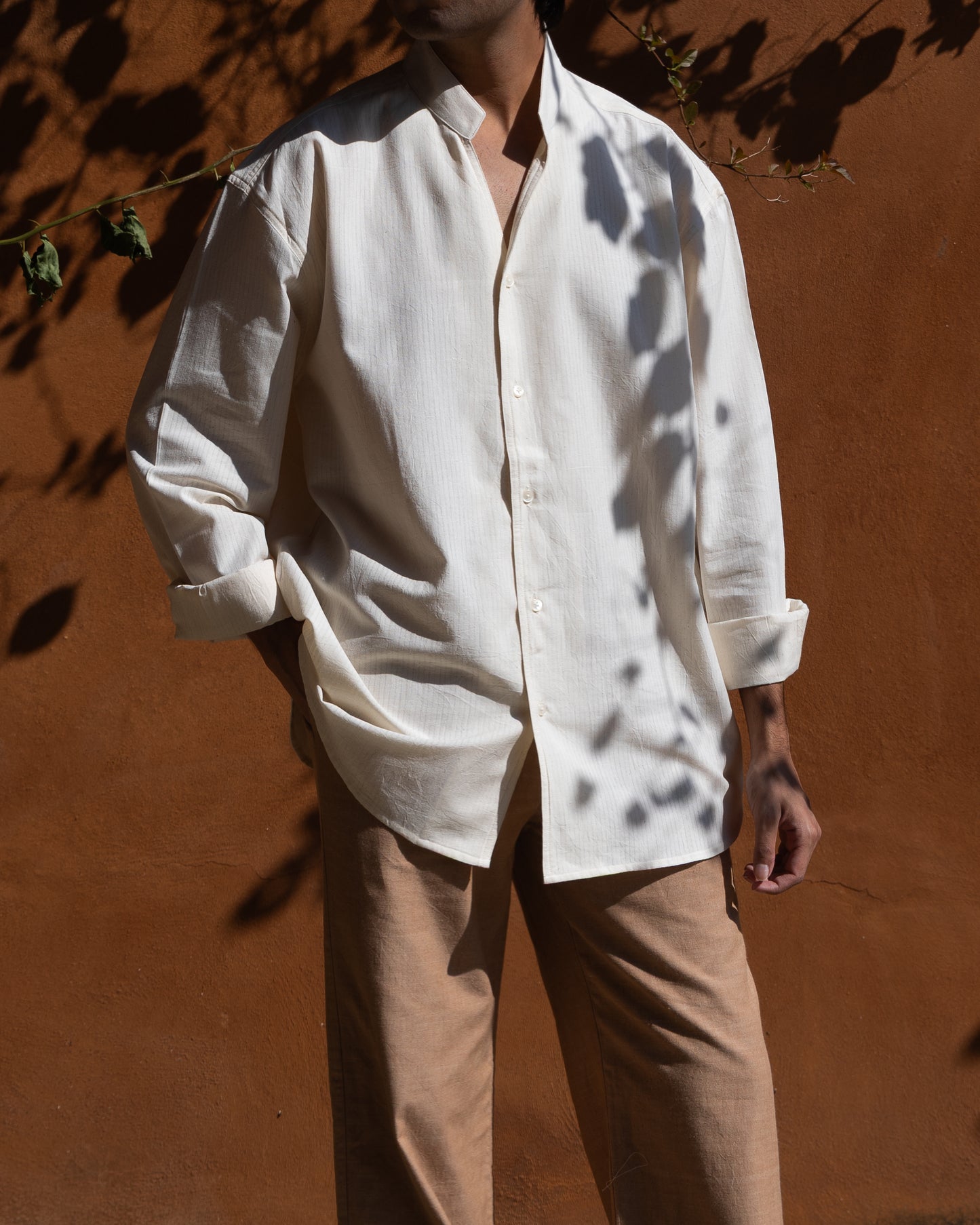 Enso Shirt | Ecru Self