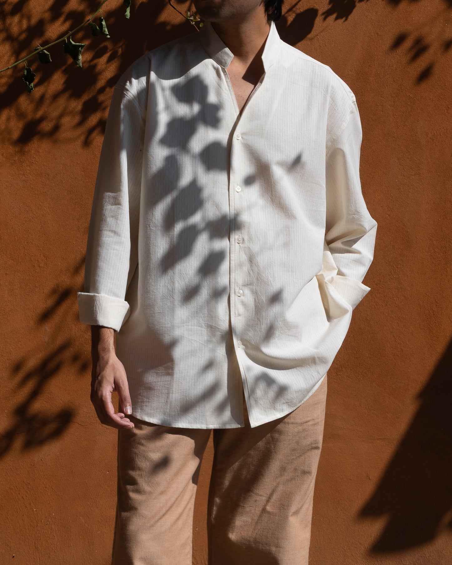 Enso Shirt | Ecru Self