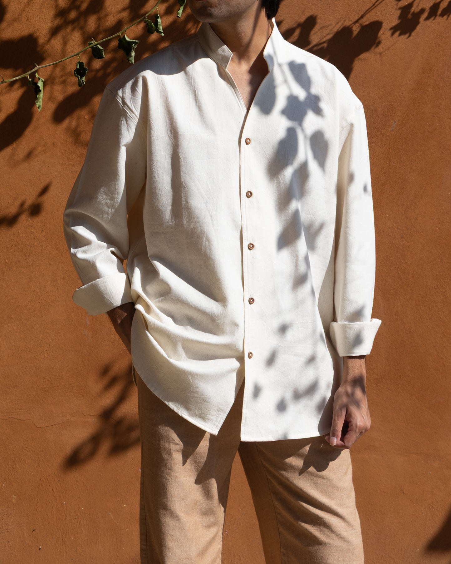 Enso Shirt | Undyed Soft Cream
