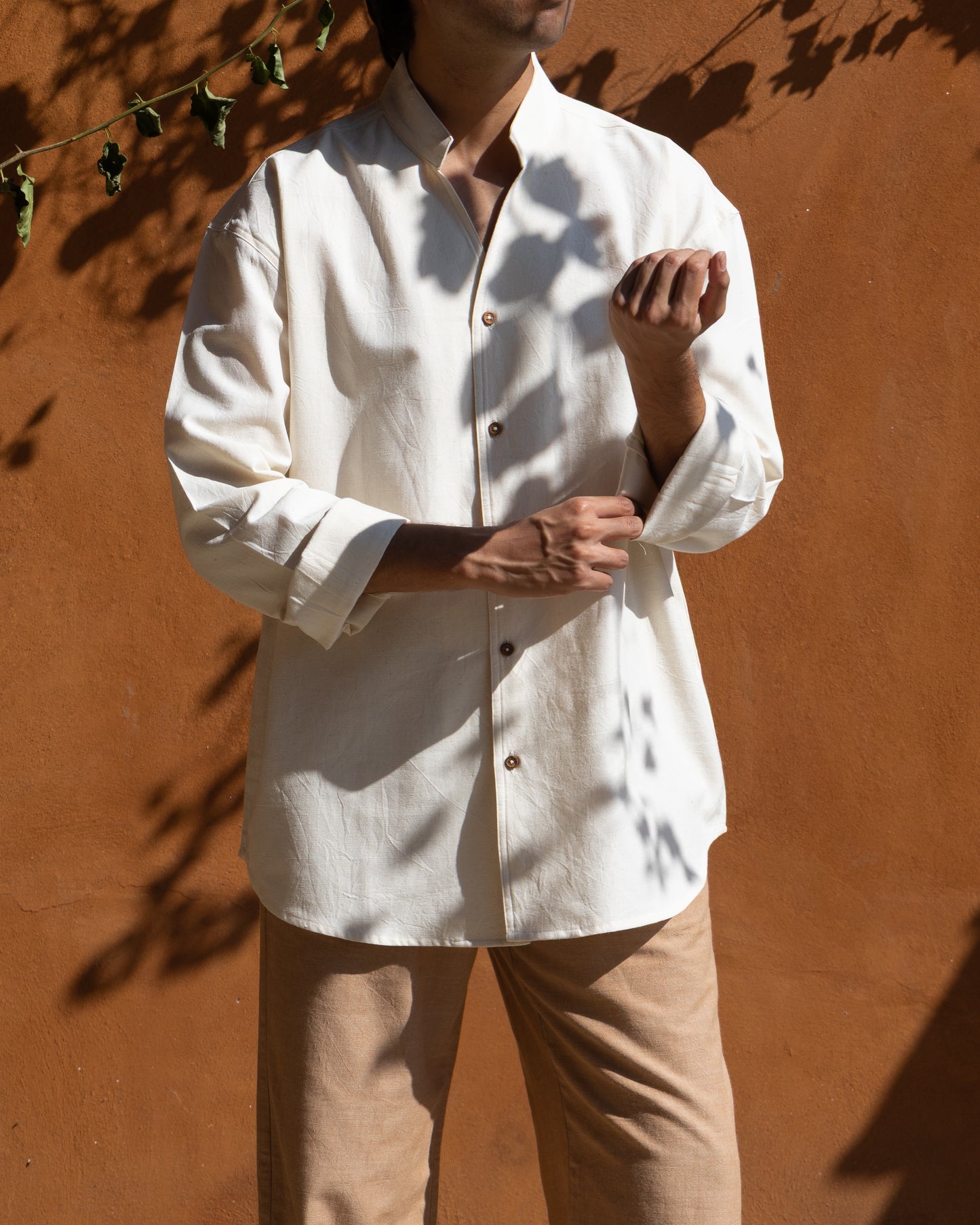 Enso Shirt | Undyed Soft Cream