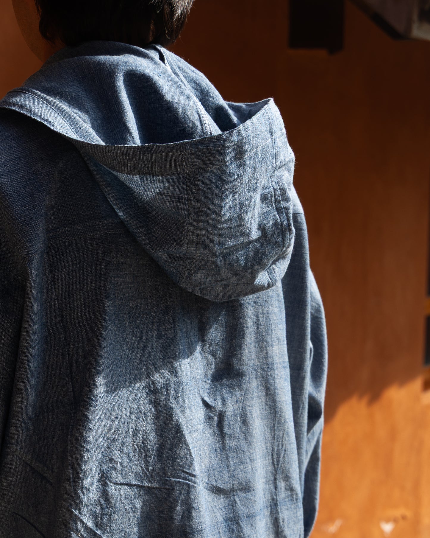 Hood Shirt | Chambray Blue