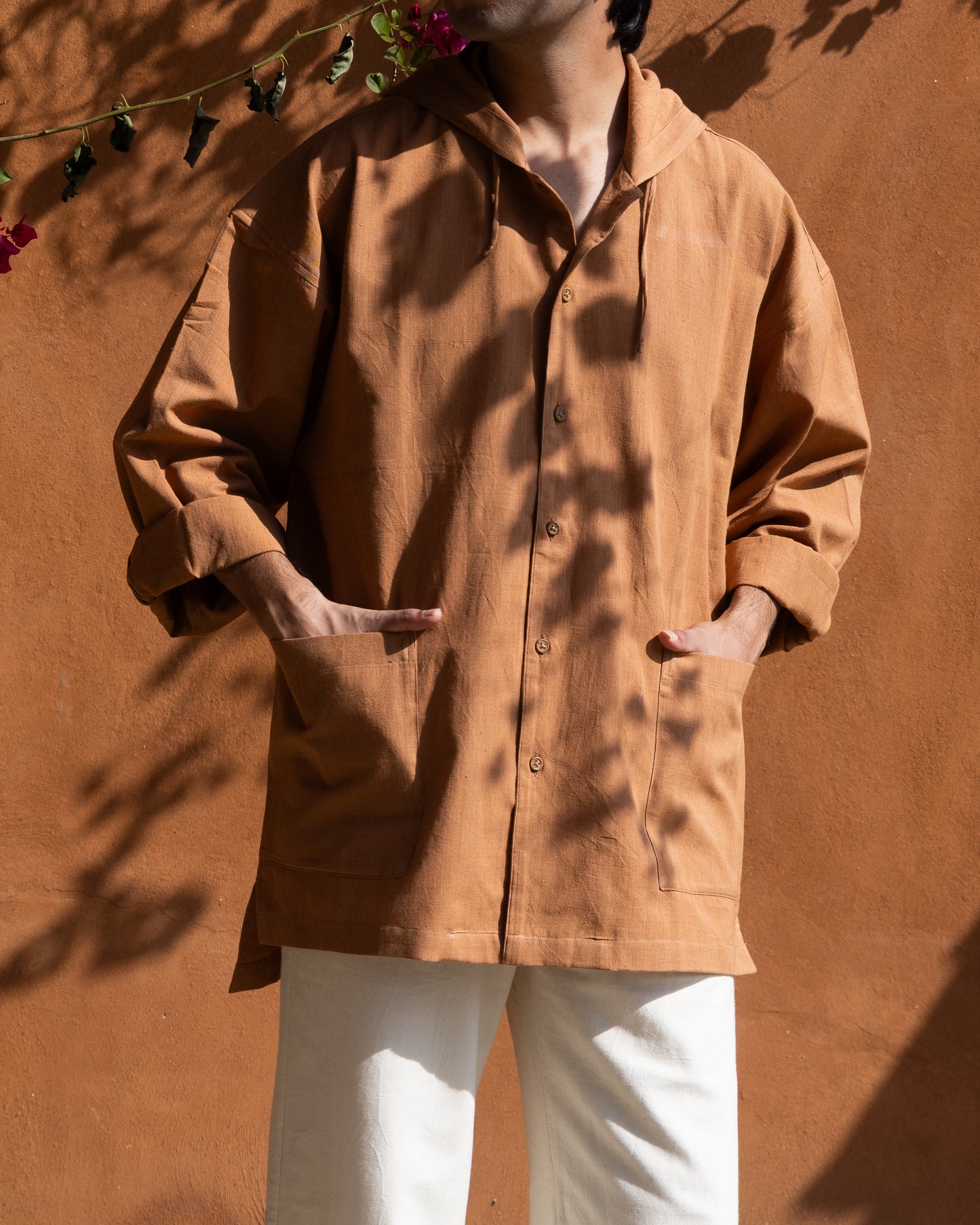 Hood Shirt | Caramel Brown