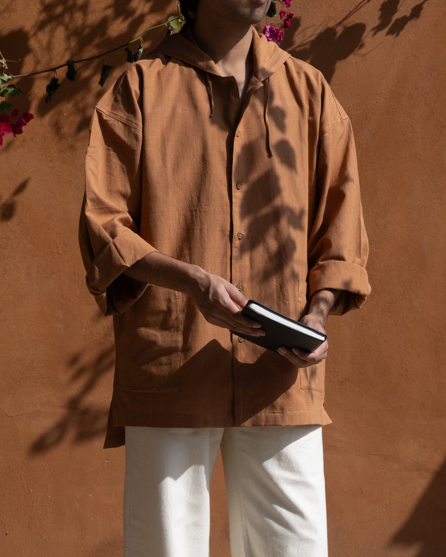Hood Shirt | Caramel Brown