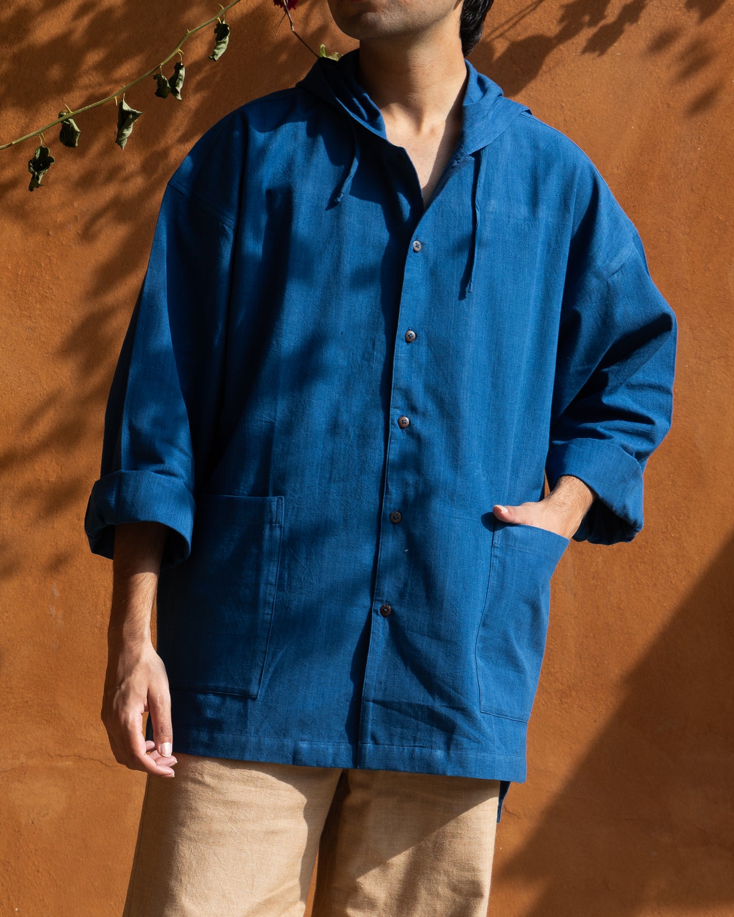 Hood Shirt | Deep Blue