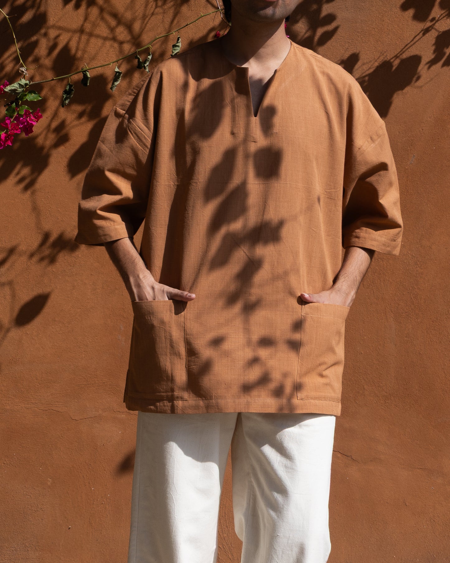 Pullover Kairo Shirt | Caramel Brown