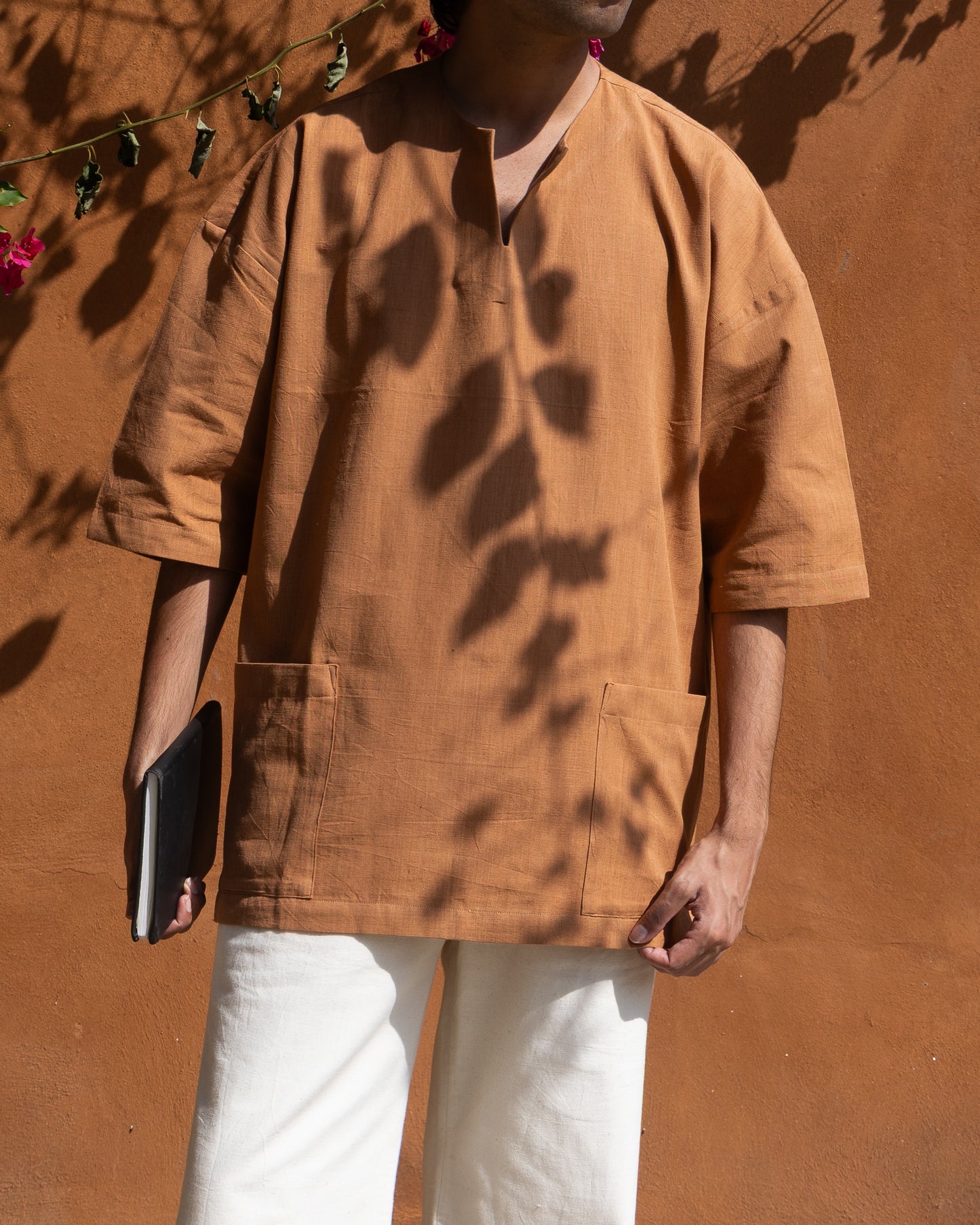 Pullover Kairo Shirt | Caramel Brown
