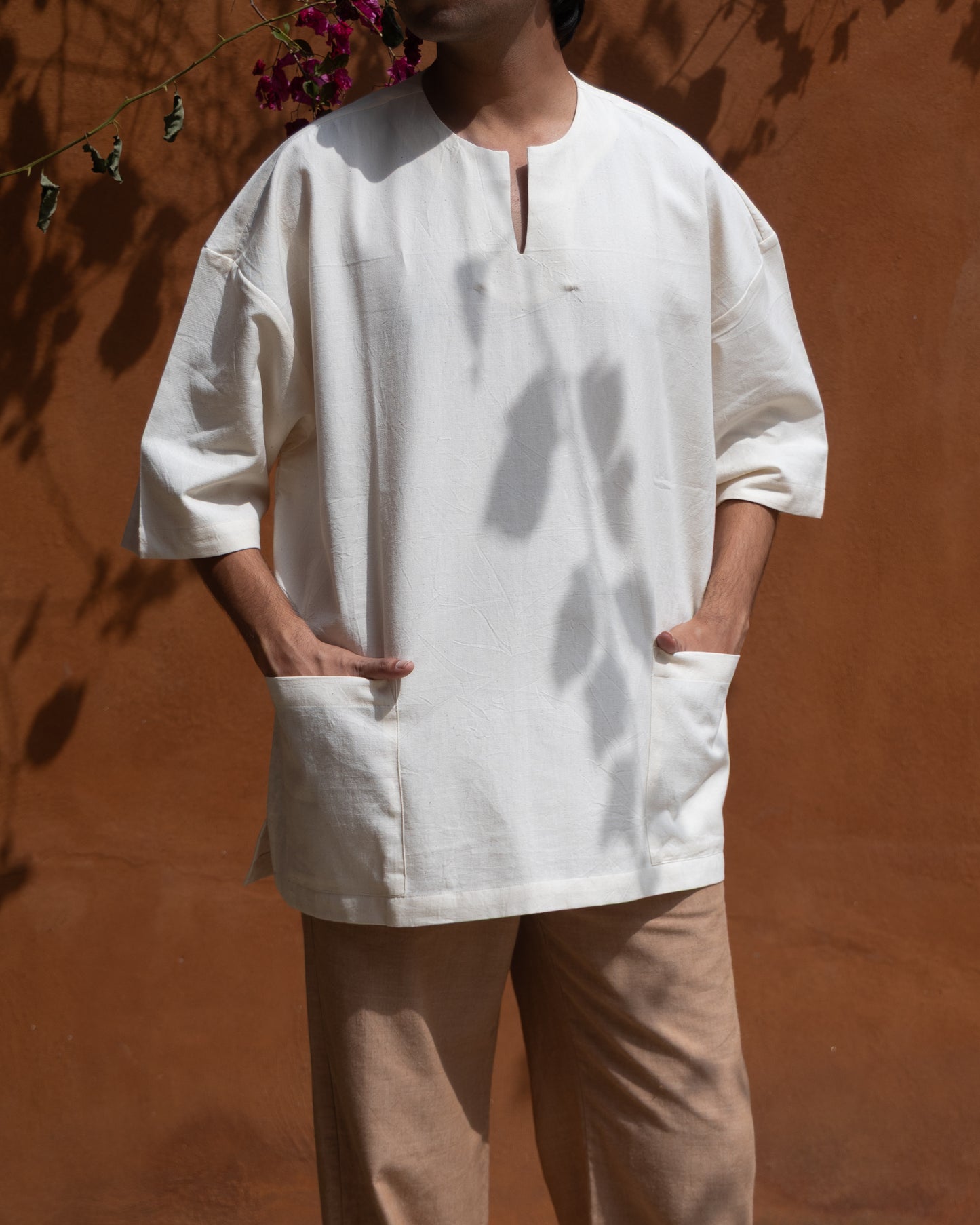 Pullover Kairo Shirt | Undyed Soft Cream